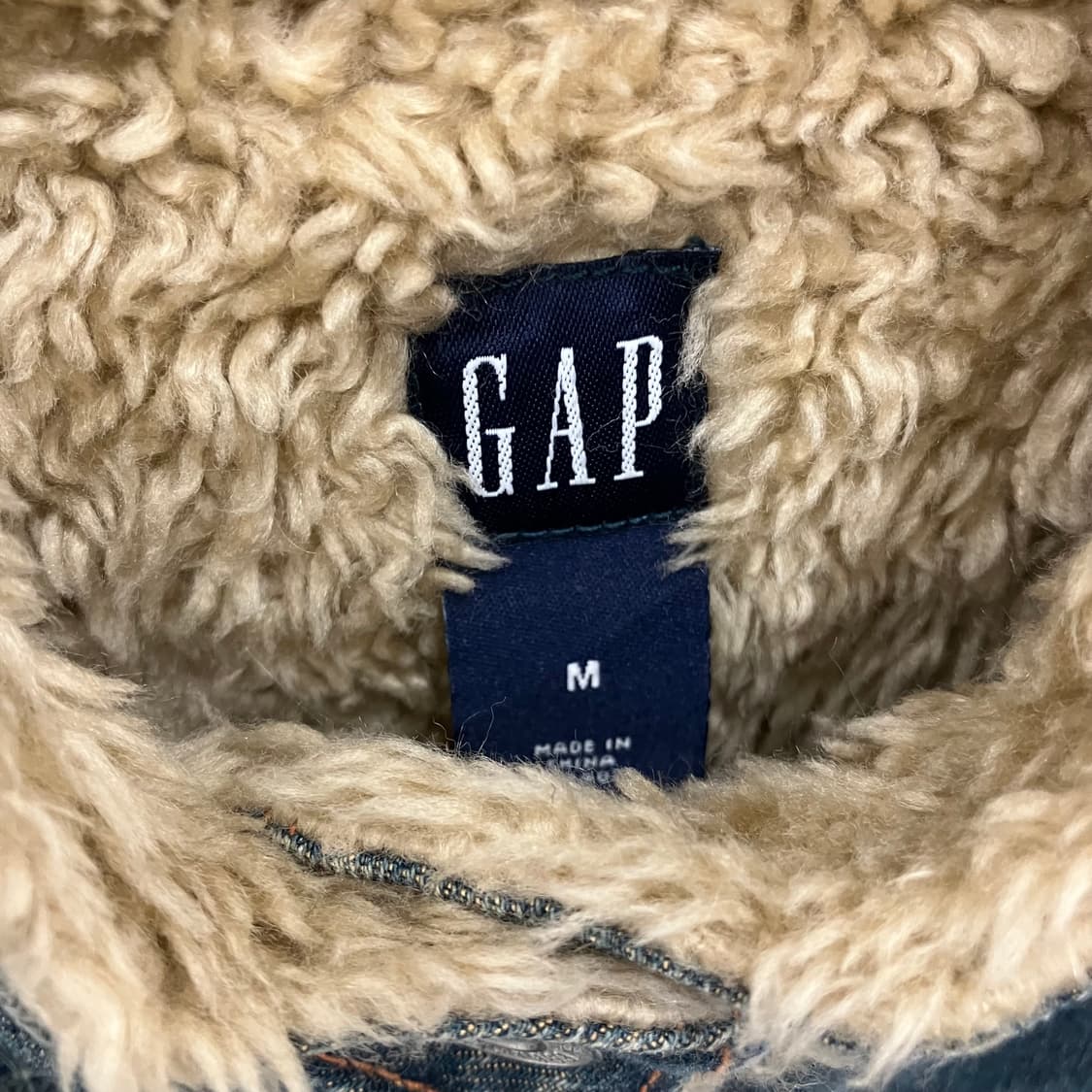 갭 셰르파 안감 데님 자켓 M 상품이미지3