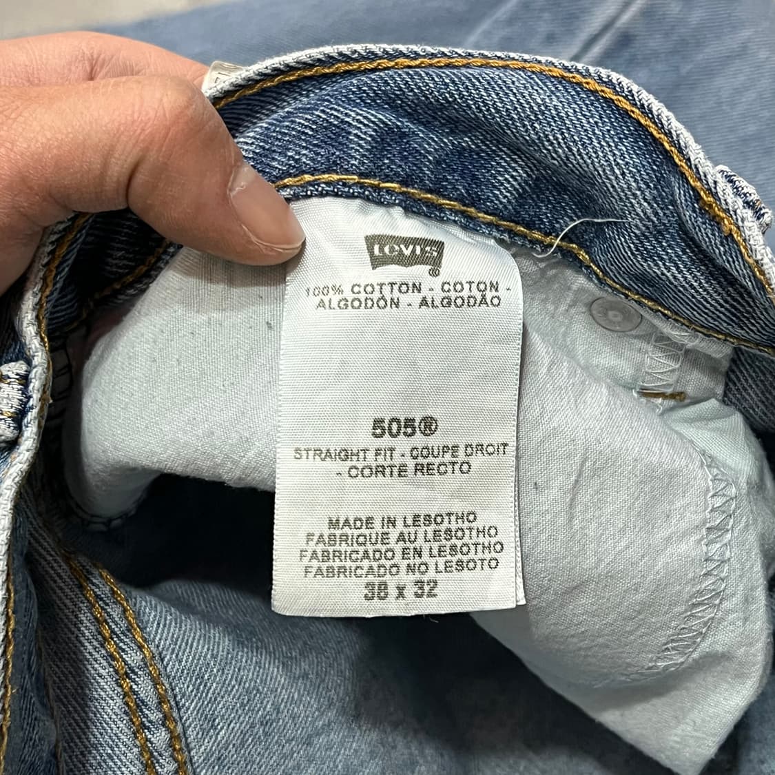  리바이스 505 데님팬츠 y15255 상품이미지7