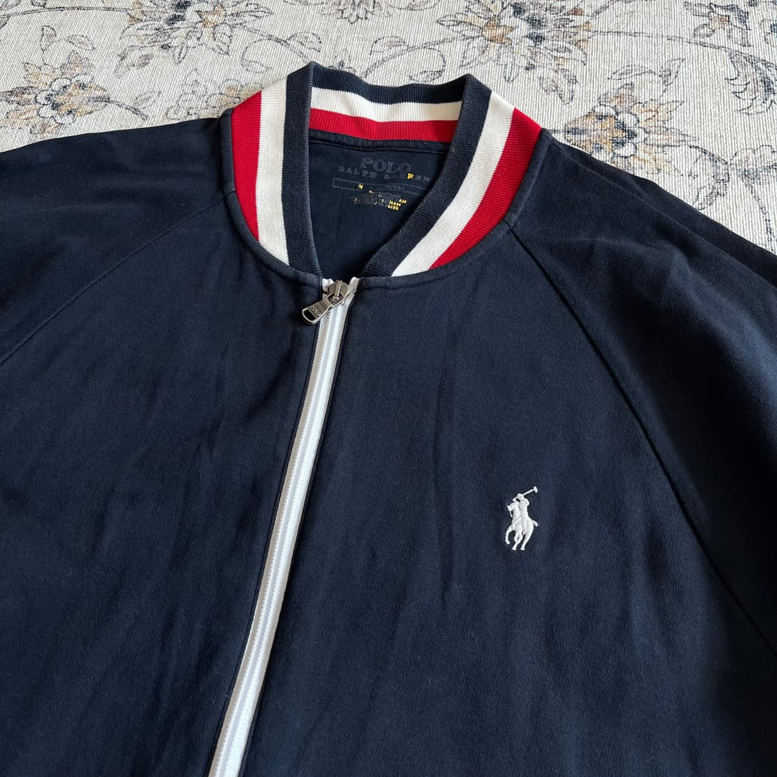 폴로 자수포니 코튼 트랙탑 집업 상품이미지2