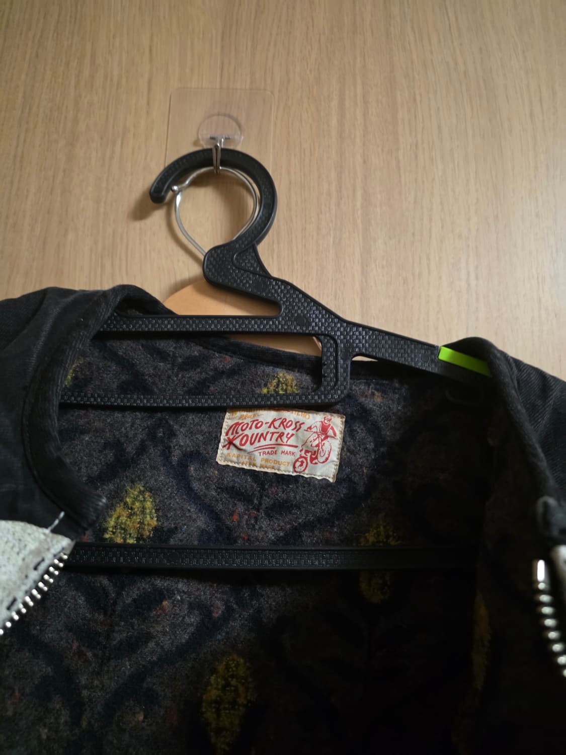 캐피탈 블랙 데님 모토크로스 본 자켓 상품이미지3