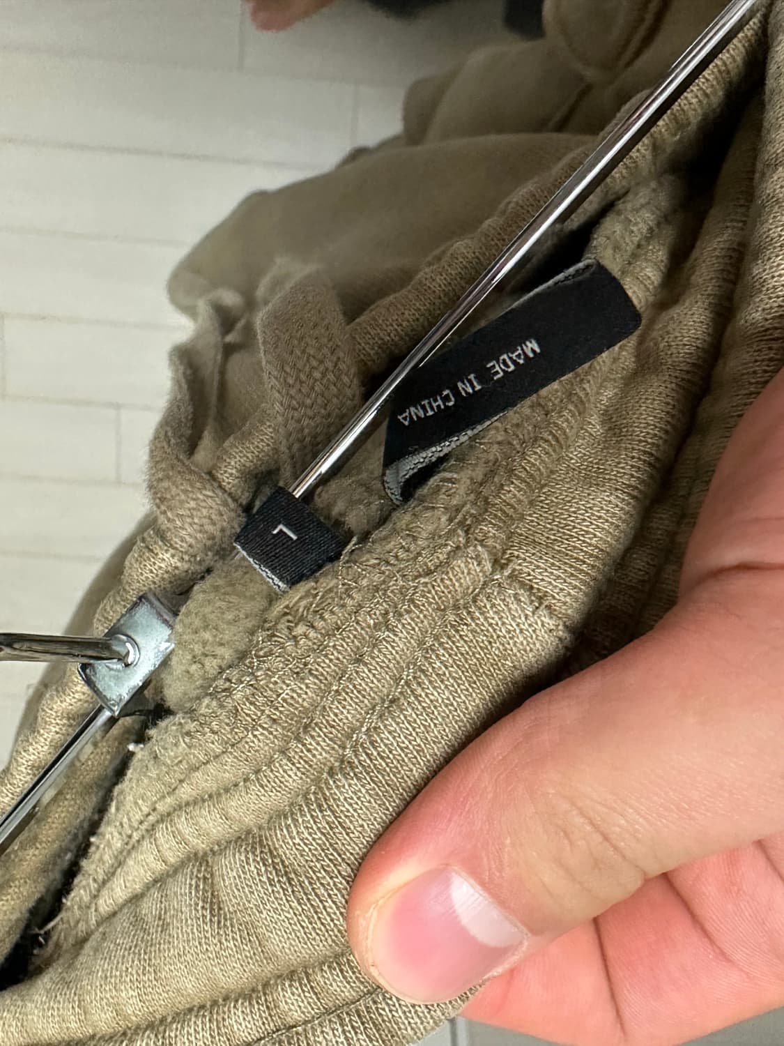 엔타이어스튜디오 헤비 고카 팬츠 카멜 L 상품이미지4