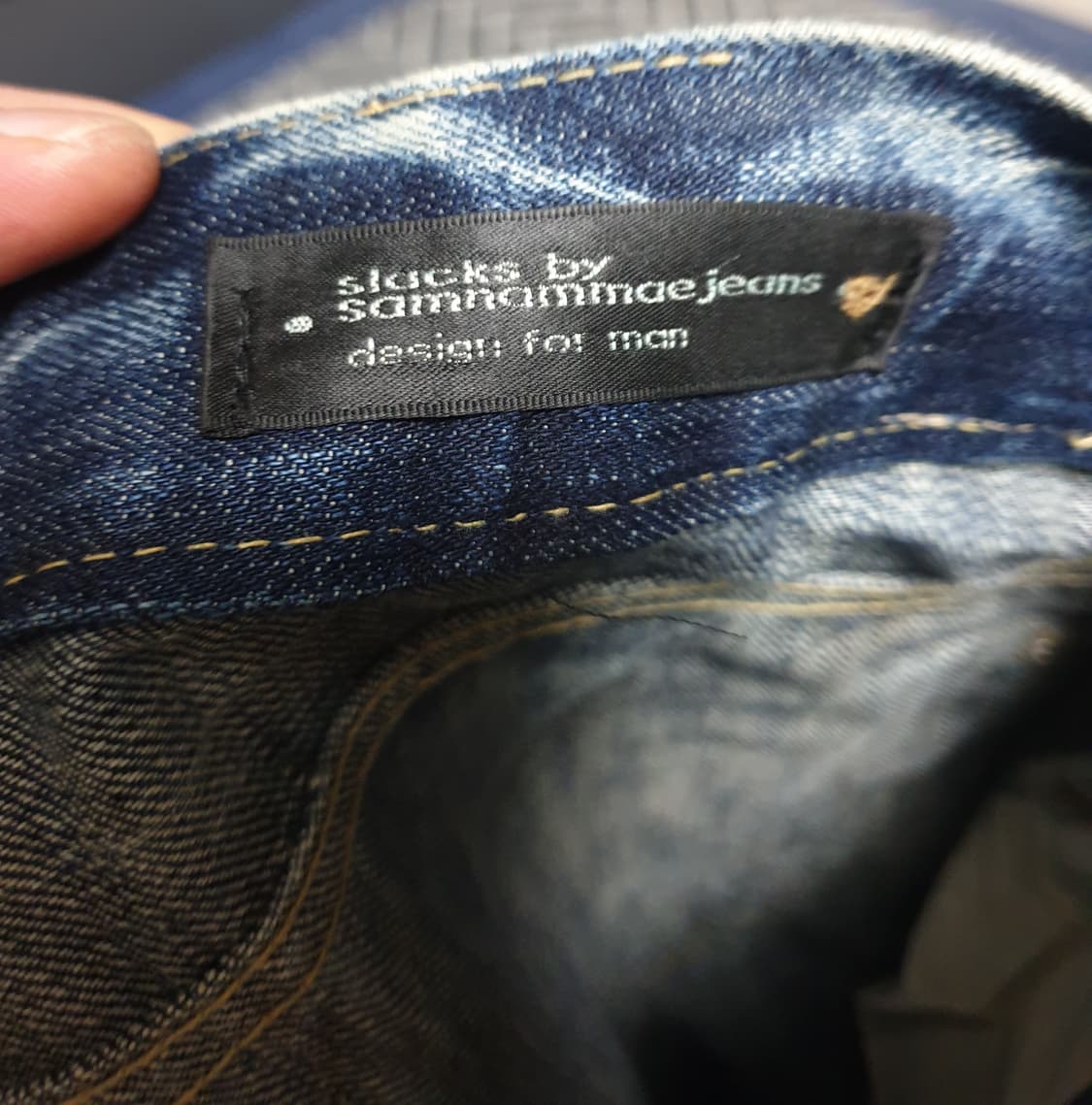 SLACKS데님 디자이너 초판 빈티지 세미와이드 팬츠 (30) 상품이미지5