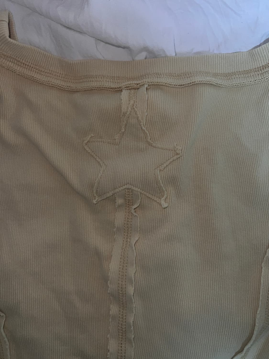 lemon button t shirt 소매 버튼 골지 티셔츠 상품이미지4