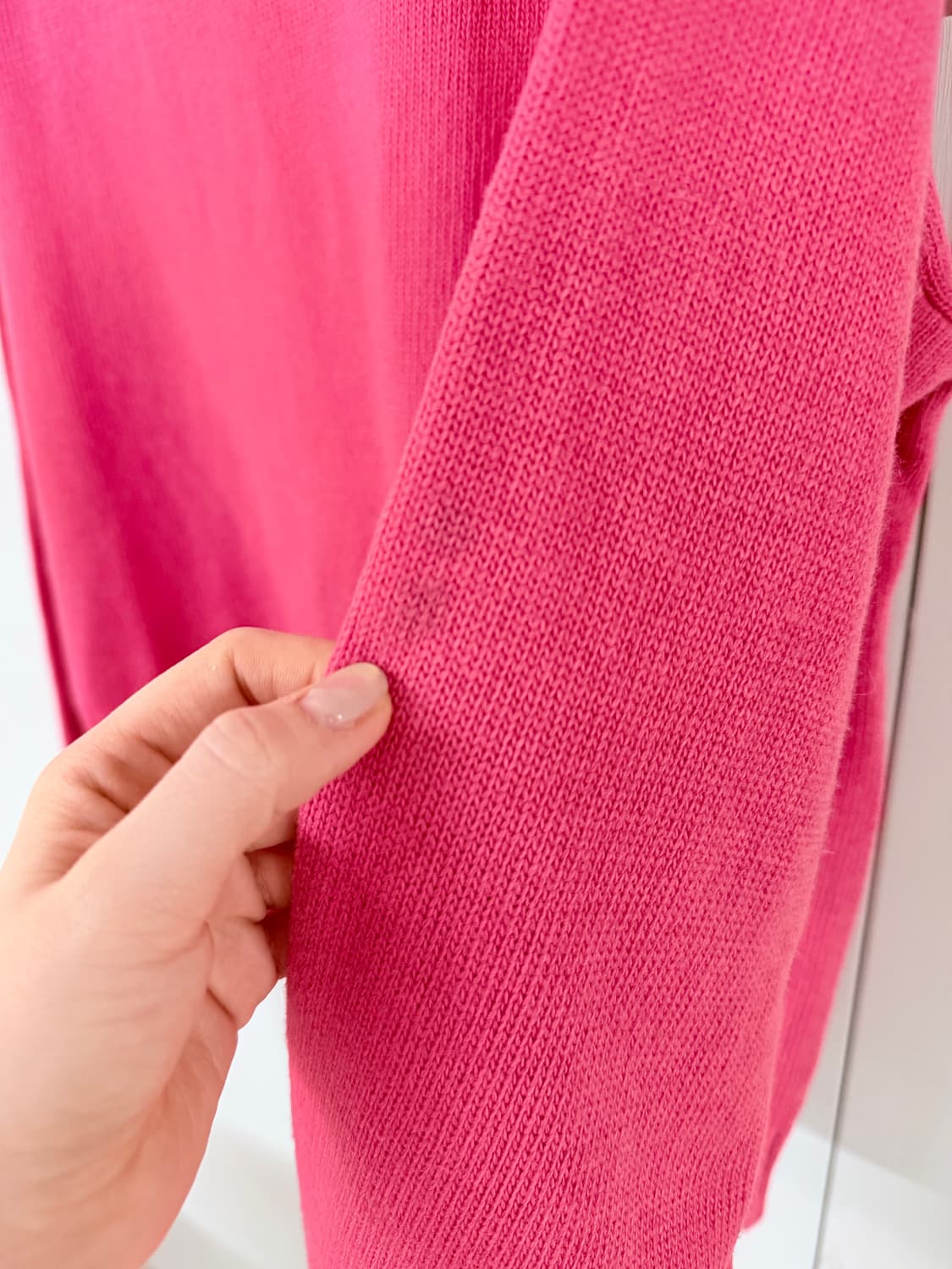 Lee 핑크 니트 상품이미지4