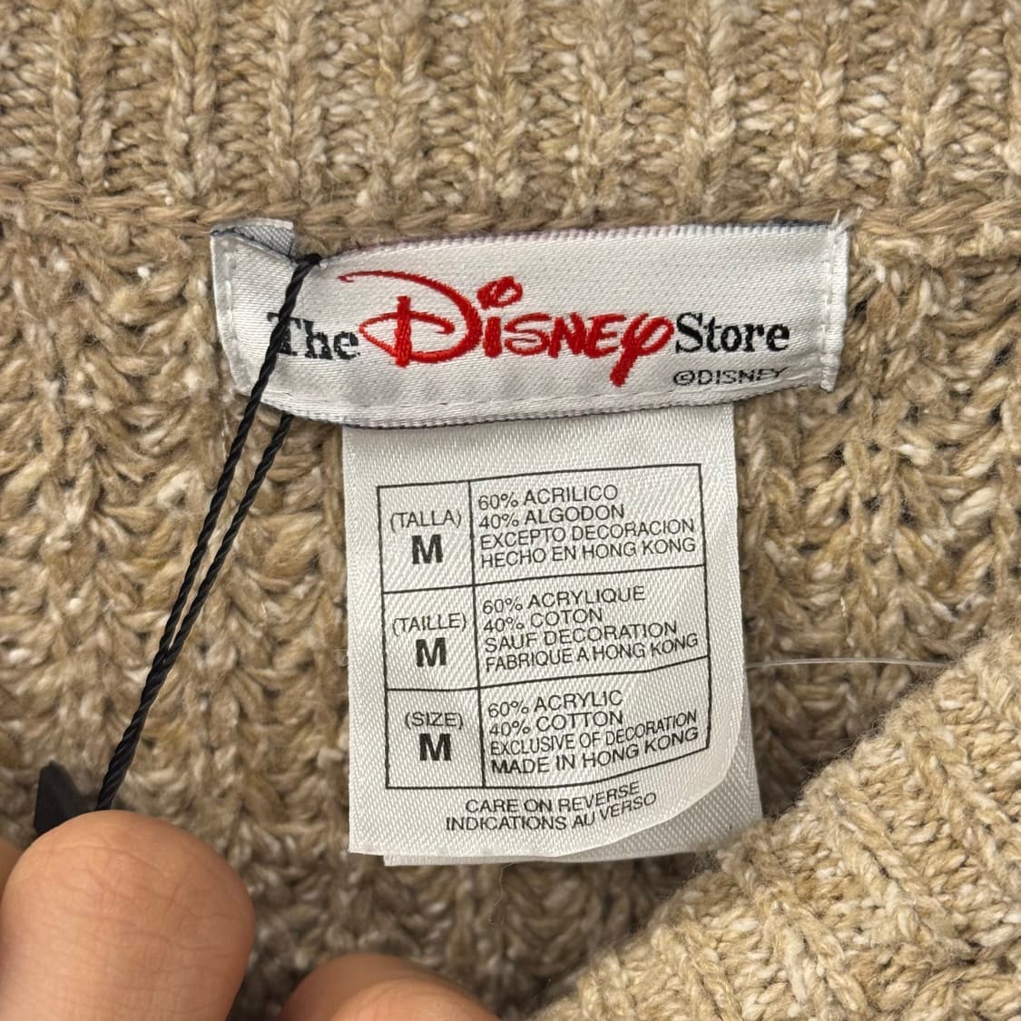 00s 디즈니 스토어 미키마우스 와펜 패치 헤비 울 짜임 빈티지 니트 상품이미지7
