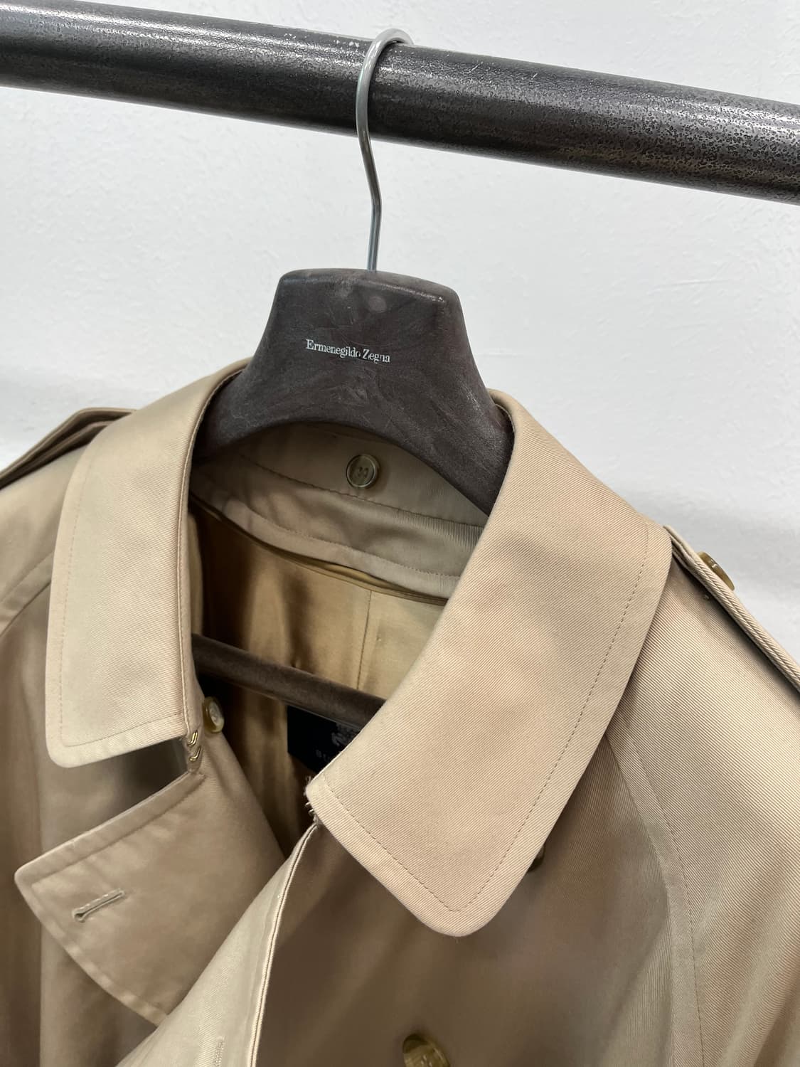 110) 버버리 개버딘 더블 트렌치코트 상품이미지4