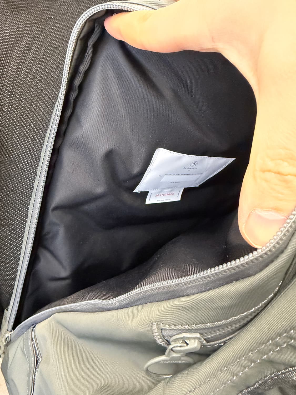 블랭코브 에펠백27 올리브 그레이 백팩 상품이미지4