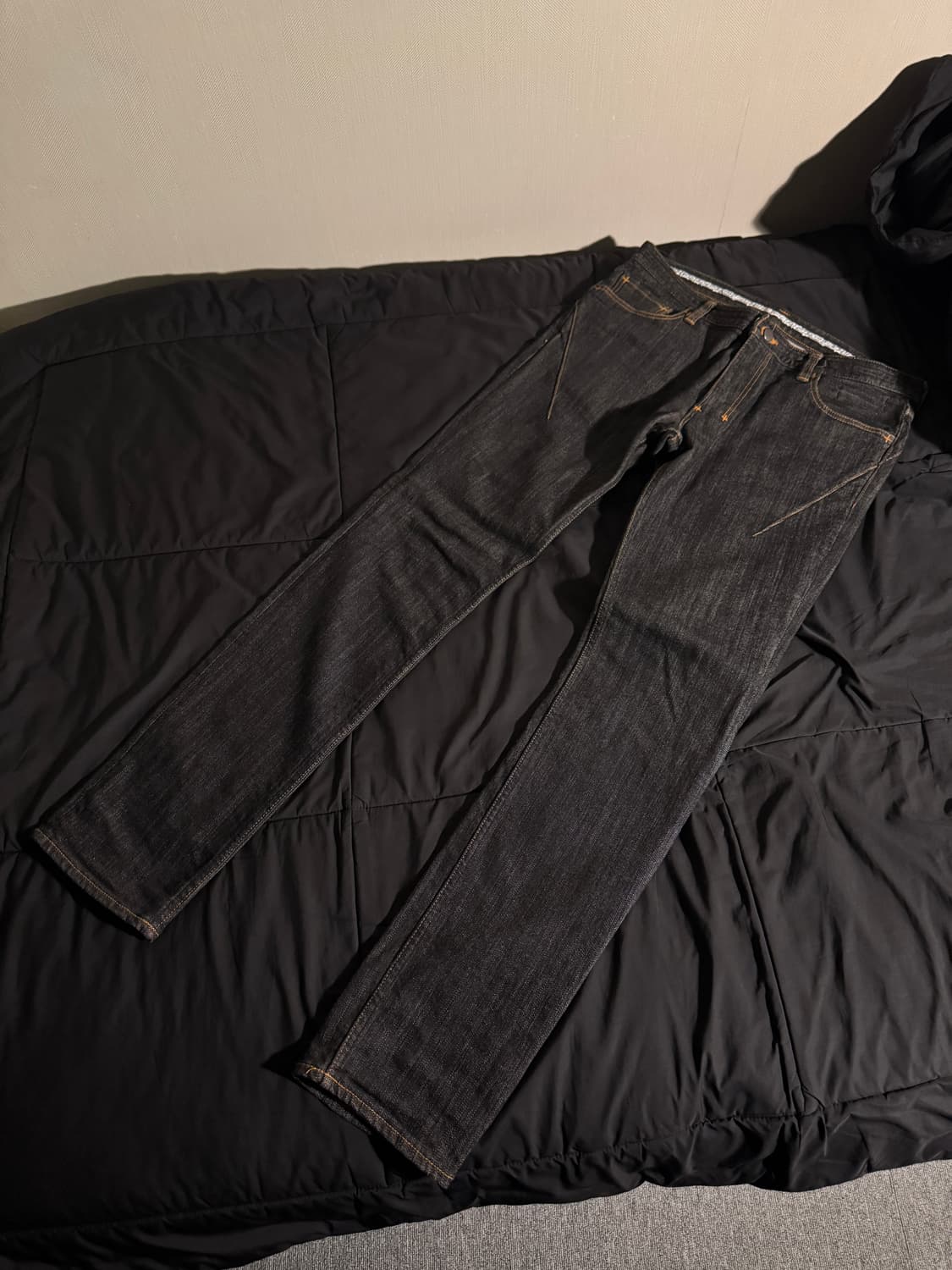 넘버나인 08SS 크라잉하트 패치 데님 팬츠 상품이미지1