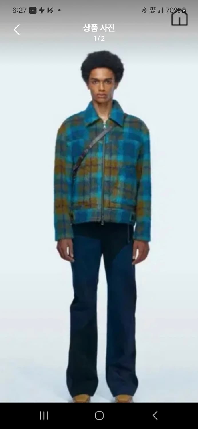 앤더슨벨 알토이스 해리체크 자켓 XL사이즈 판매 상품이미지1