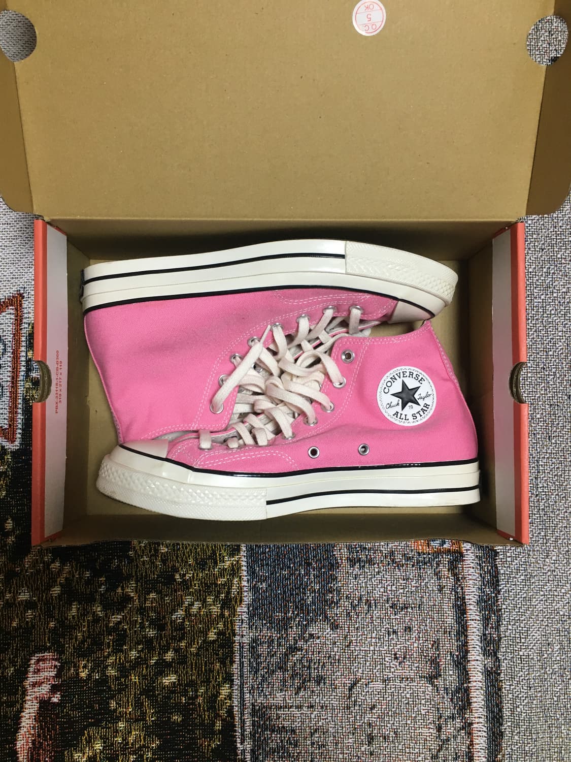 척 70 빈티지 캔버스 핑크 172678C 상품이미지1