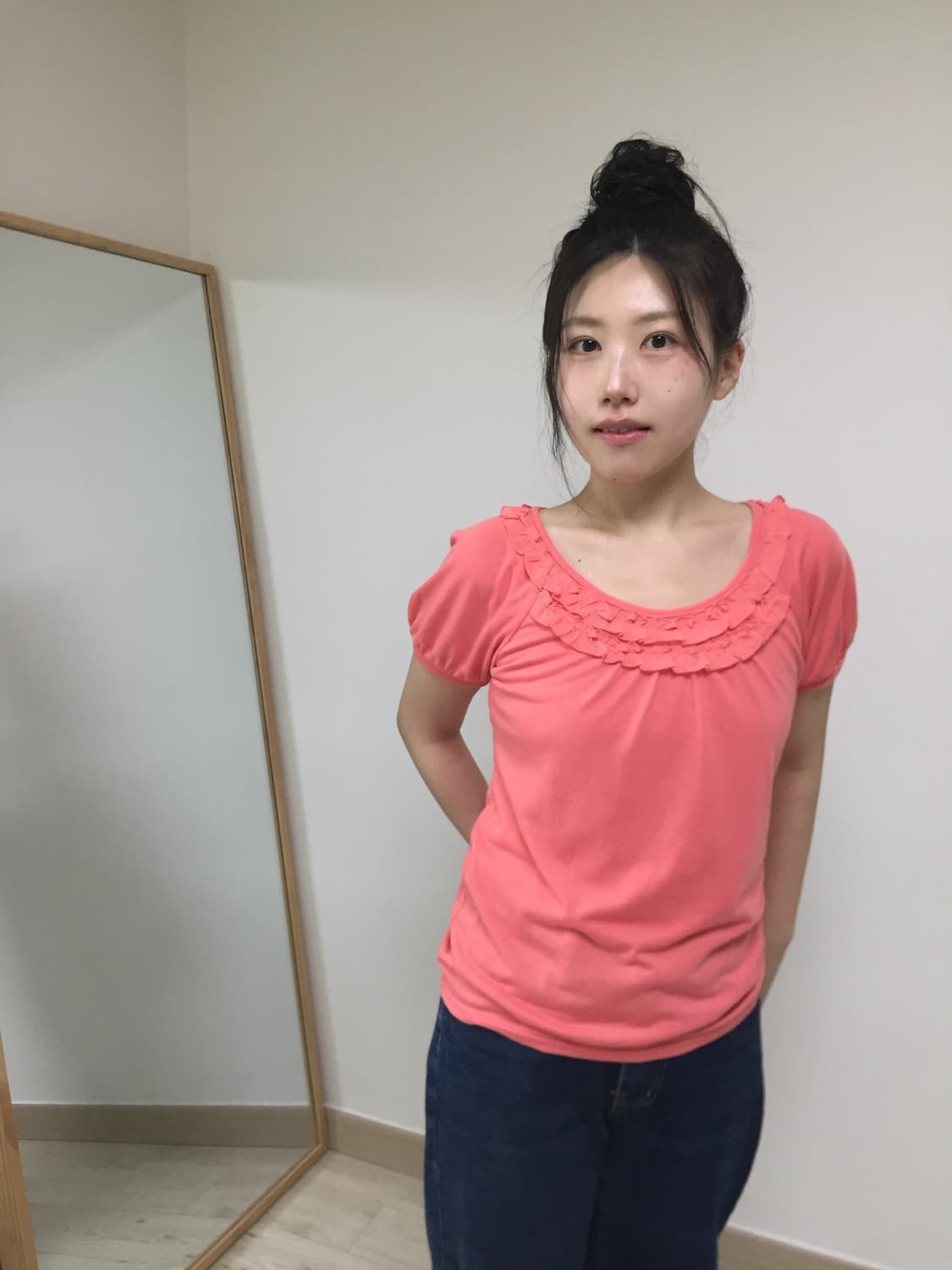 vintage frill coral balloon top T 상품이미지4