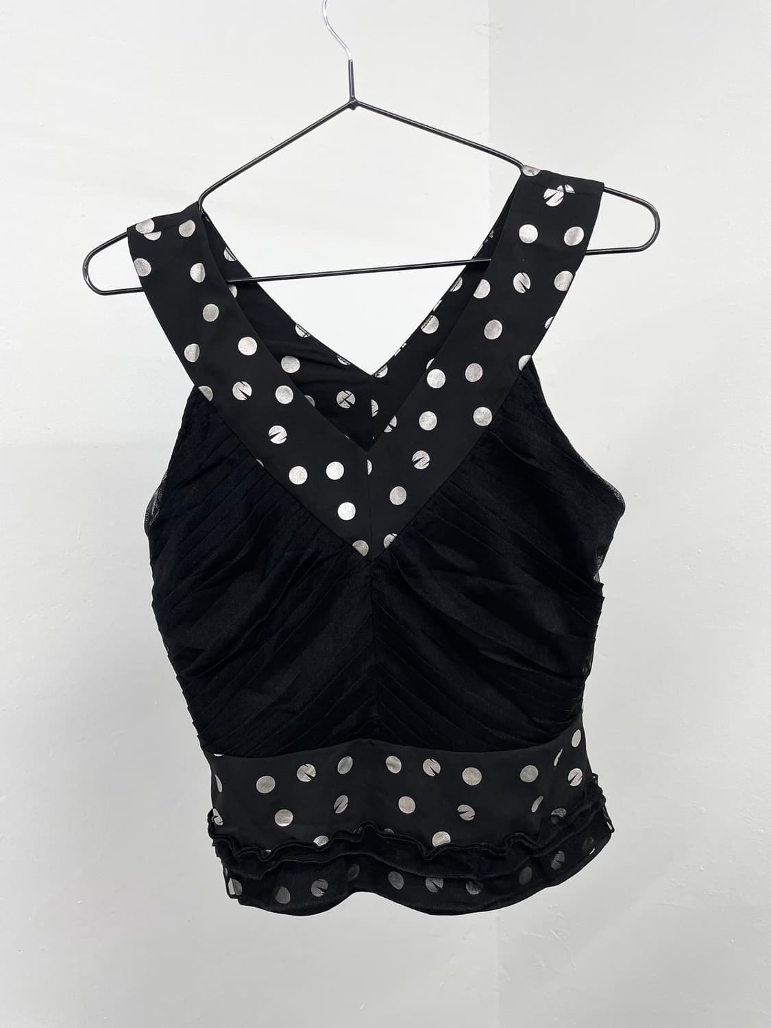 도트 셔링 프릴 탑🎹 상품이미지8