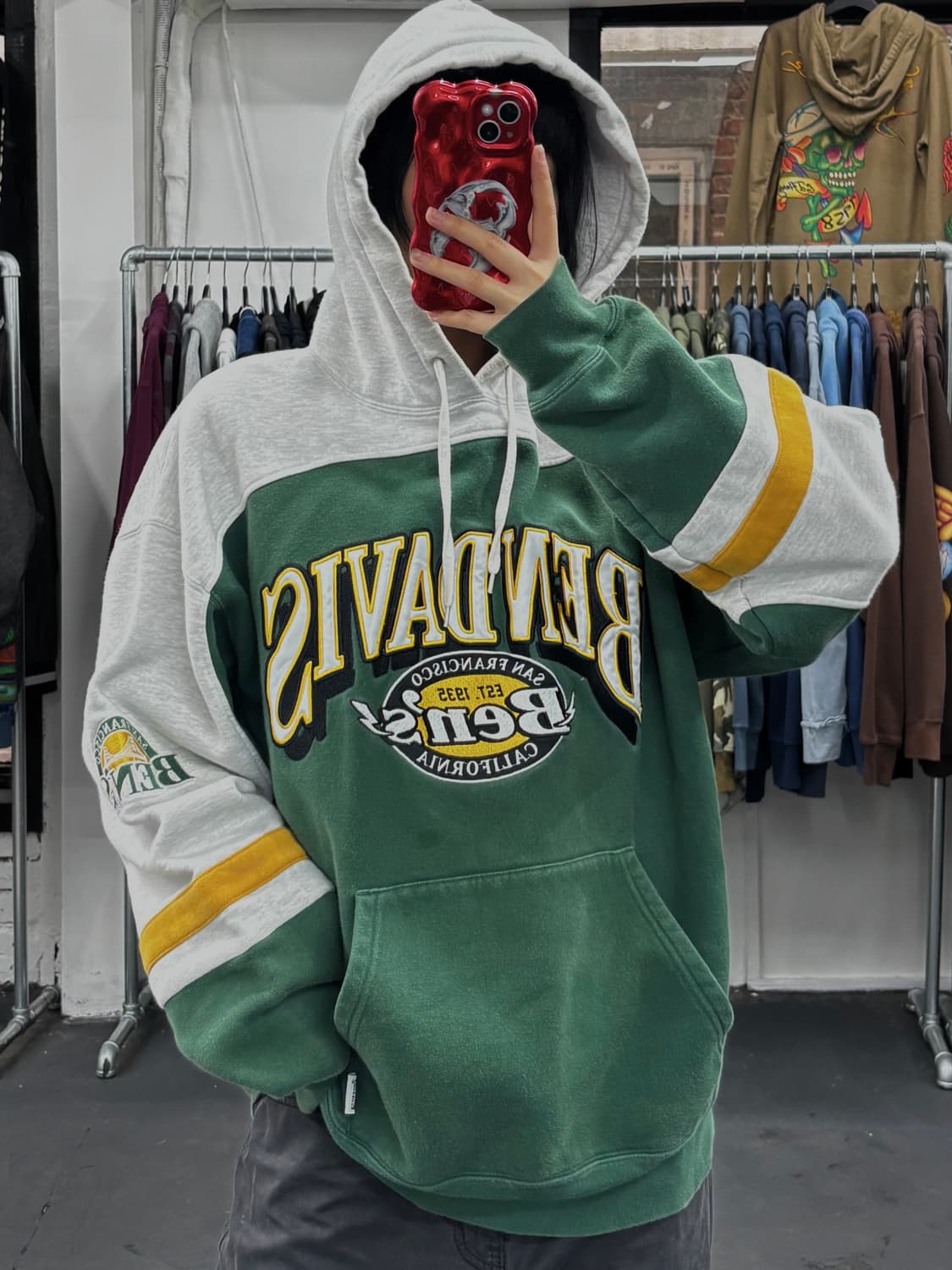 벤 데이비스 화이트라벨 후드티 상품이미지1