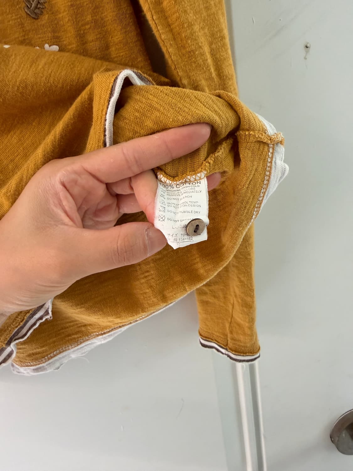 일본빈티지 하구미 자수 레이어드 롱슬리브 상품이미지7