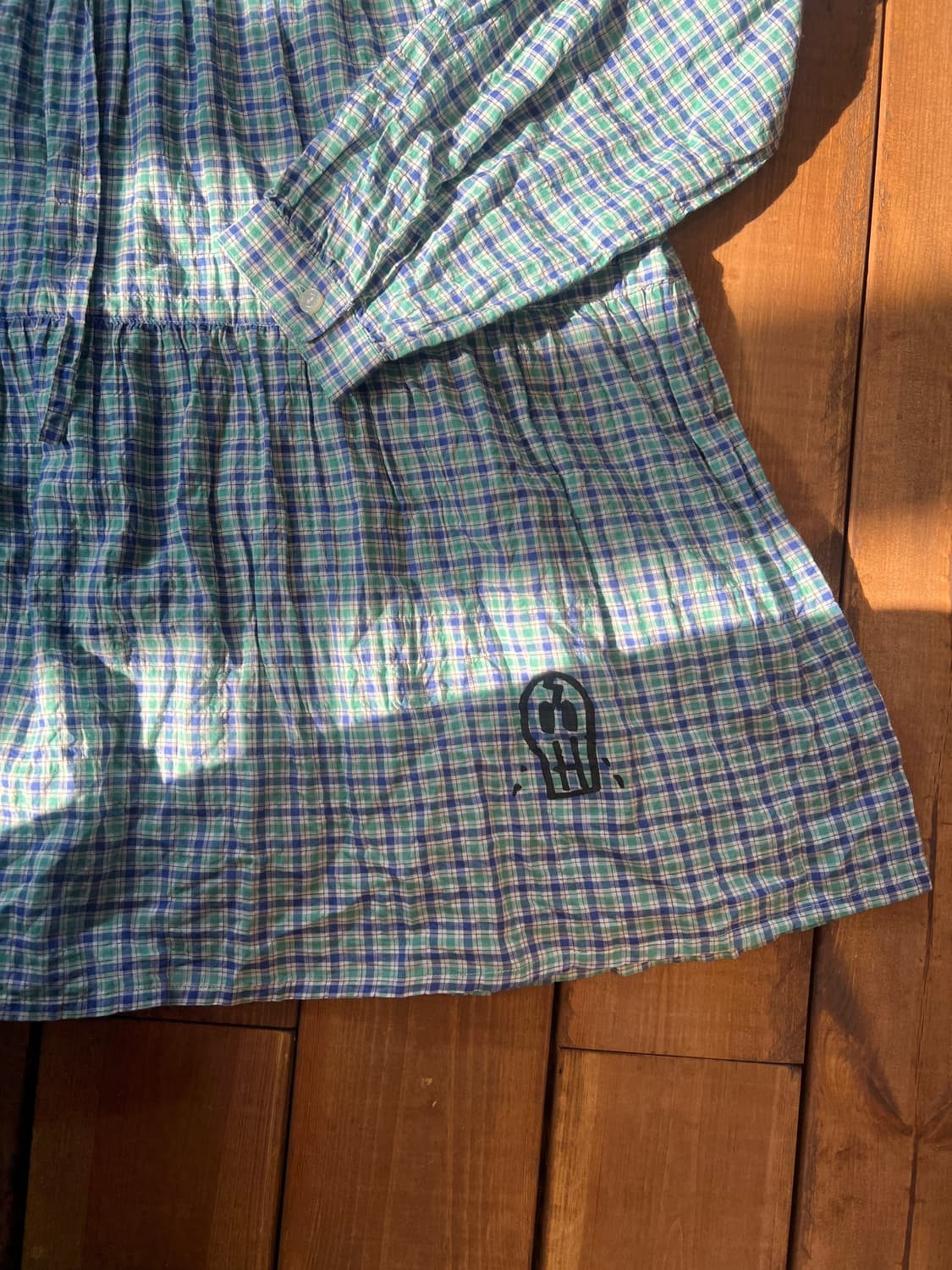 히스테릭글래머 스케치 민트 셔츠 드레스 상품이미지10