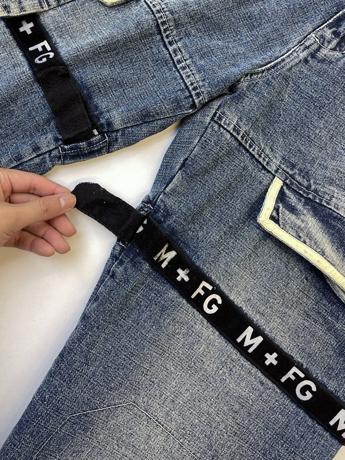 마리떼프랑소와저버 90s 아카이브 테이핑 데님 팬츠 상품이미지5