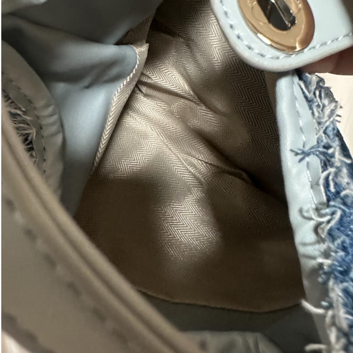 y2k 키치 데님 토트백 상품이미지3