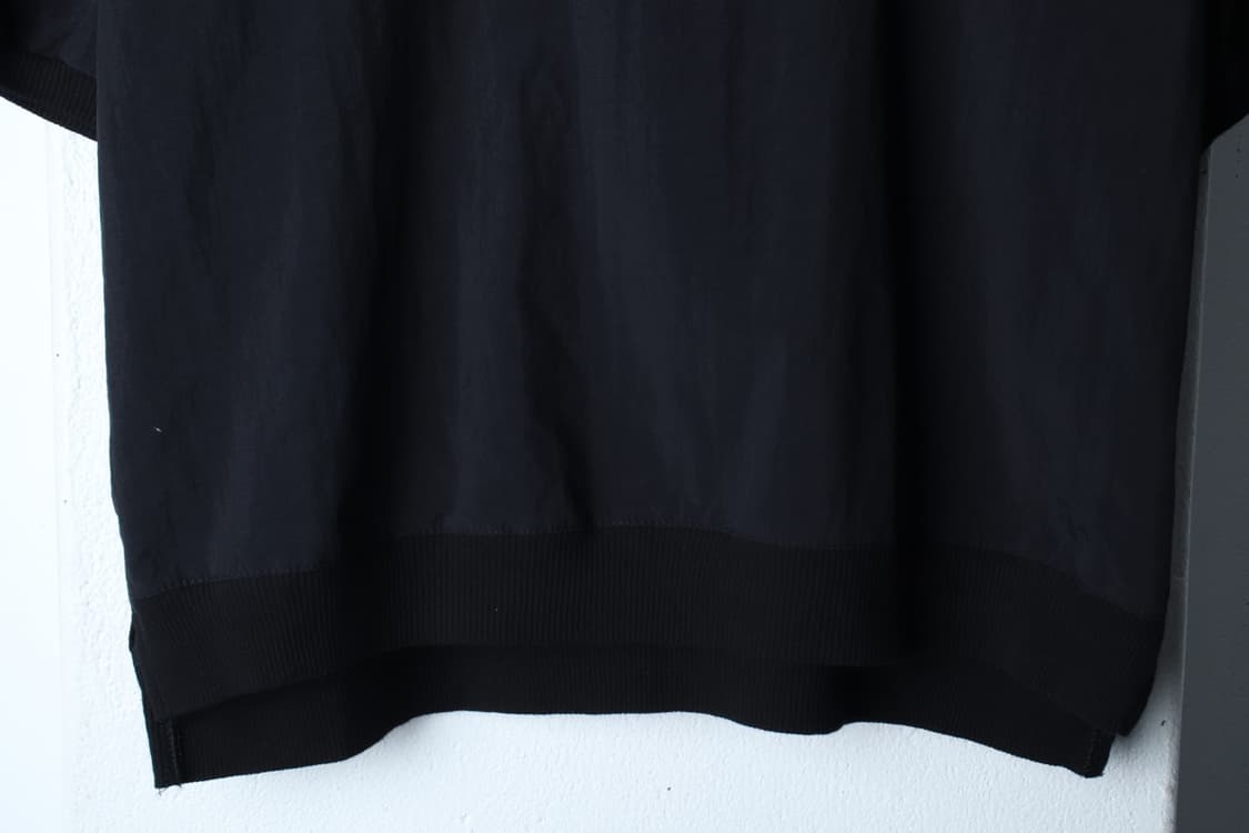W(F) 뷰어 반팔 티셔츠 웜업 나일론 세미크롭 블랙-H33408 상품이미지4