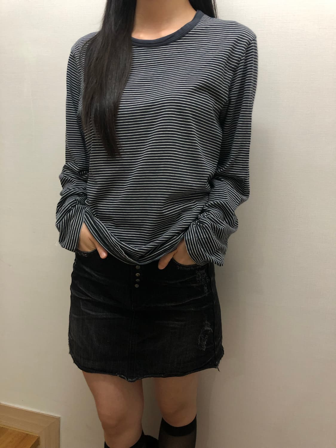 빈티지 캘빈클라인 스트라이프 티셔츠 상품이미지2