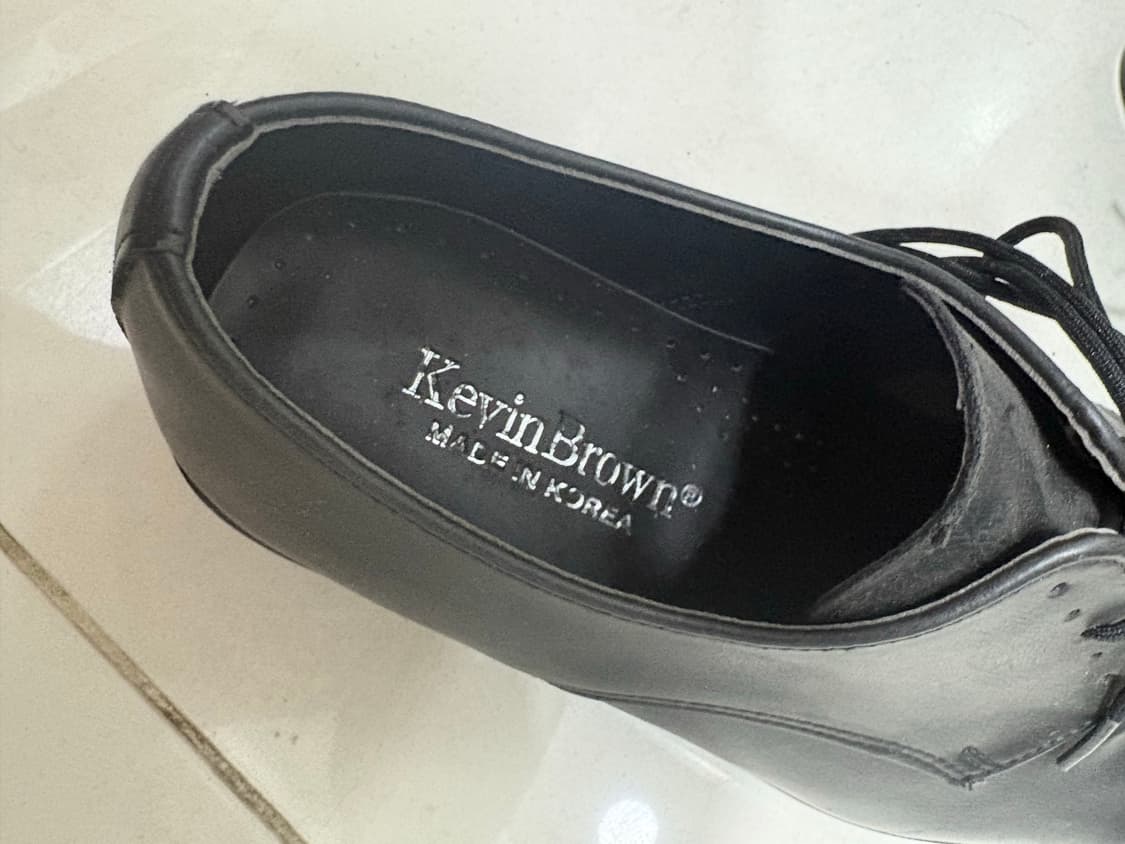 kevin brown Derby Shoes Black 상품이미지4