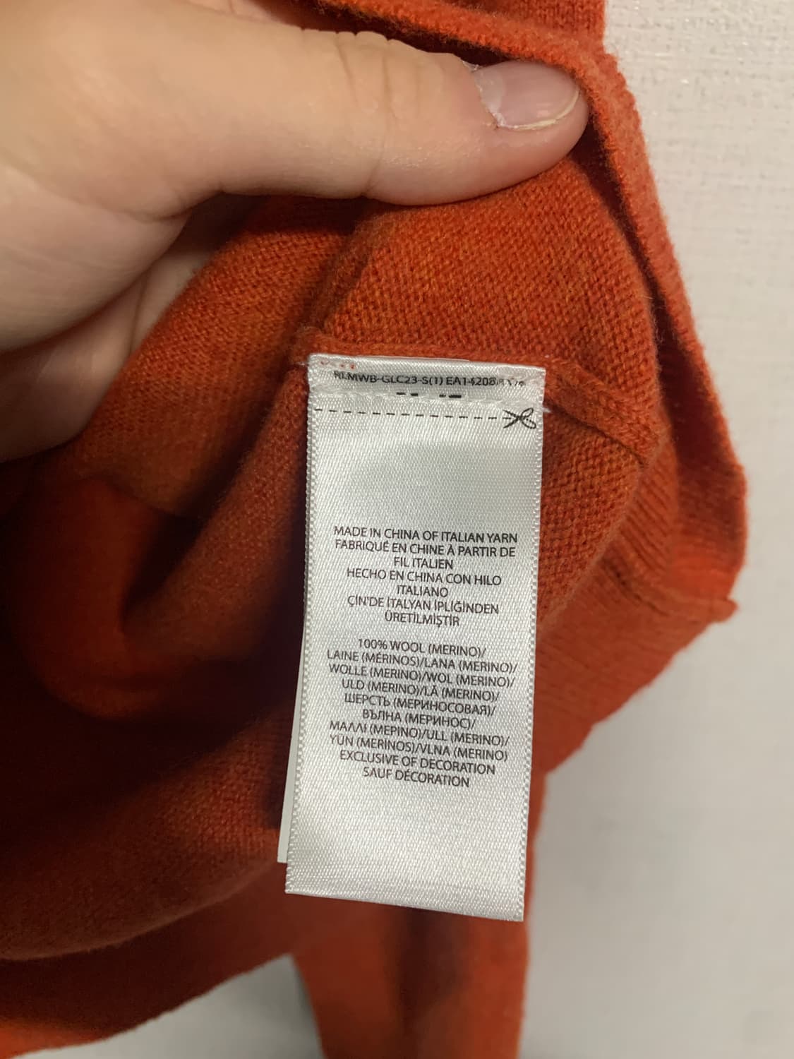 폴로 랄프로렌 메리노 울 니트 M 상품이미지5