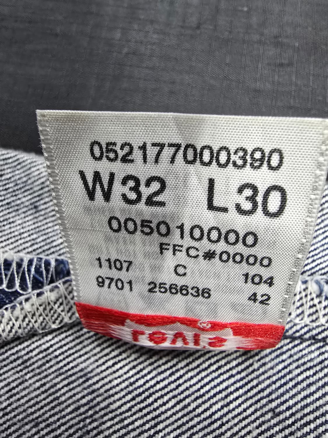 리바이스501xx  남성 빈티지 워싱32 상품이미지8