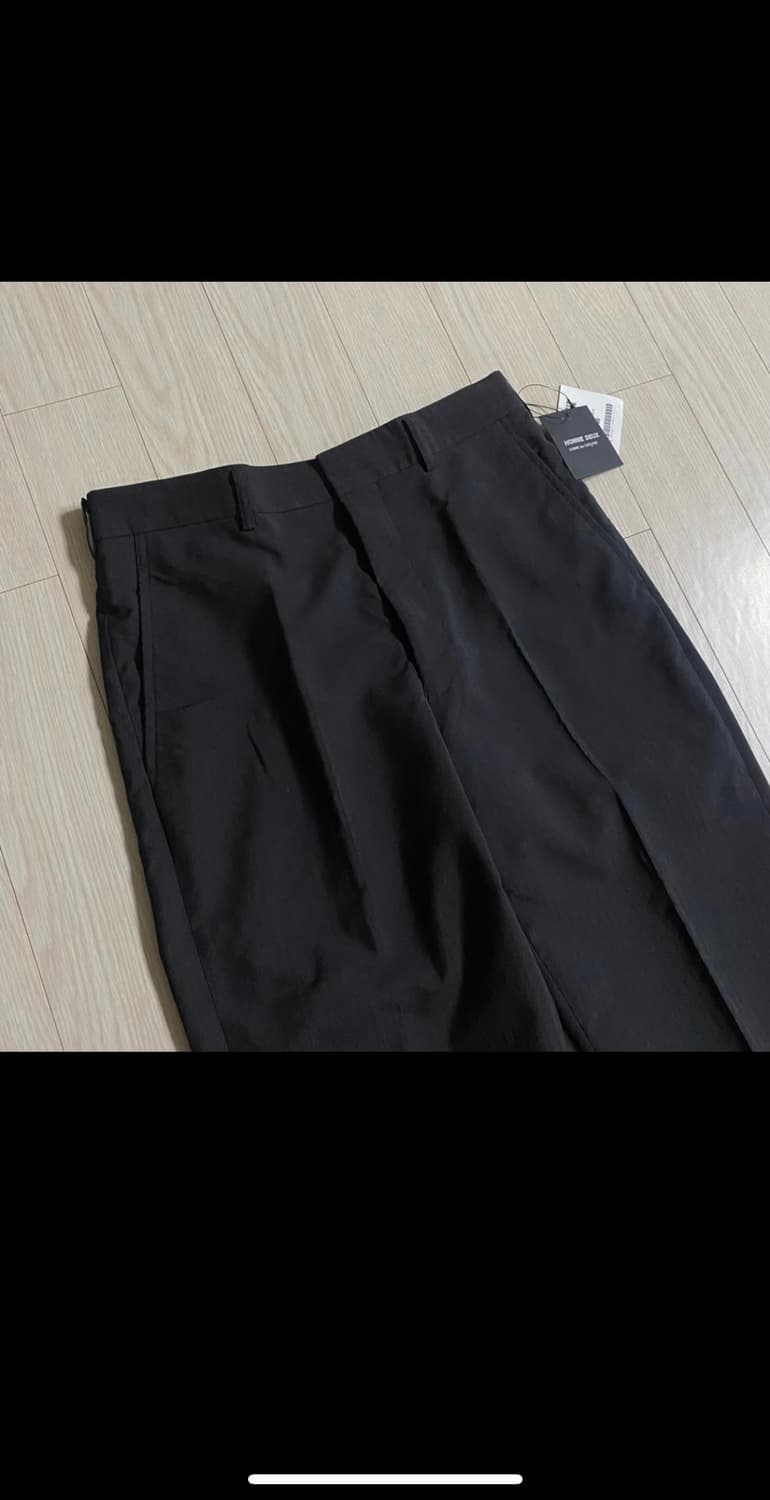 Comme des Garcons Homme Deux 스트라이프 울 트라우 상품이미지1
