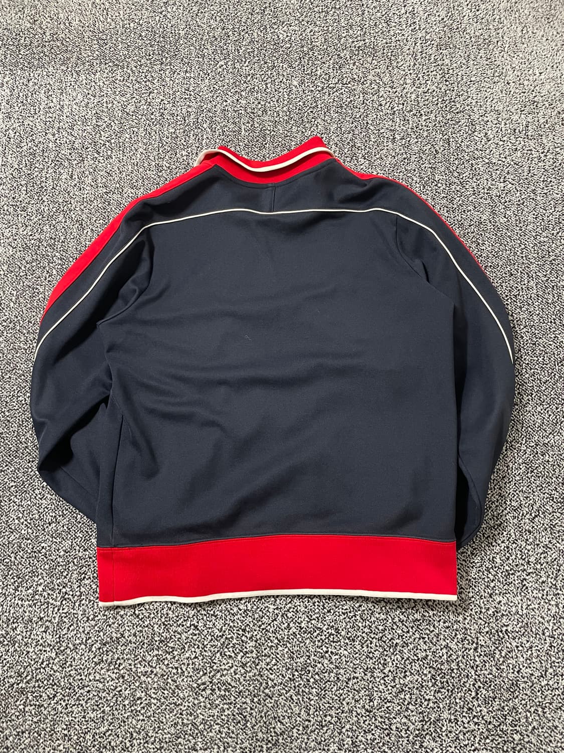 빈티지9. 나이키 올드스쿨 레드네이비 배색 트랙탑 져지 희귀사이즈 상품이미지4