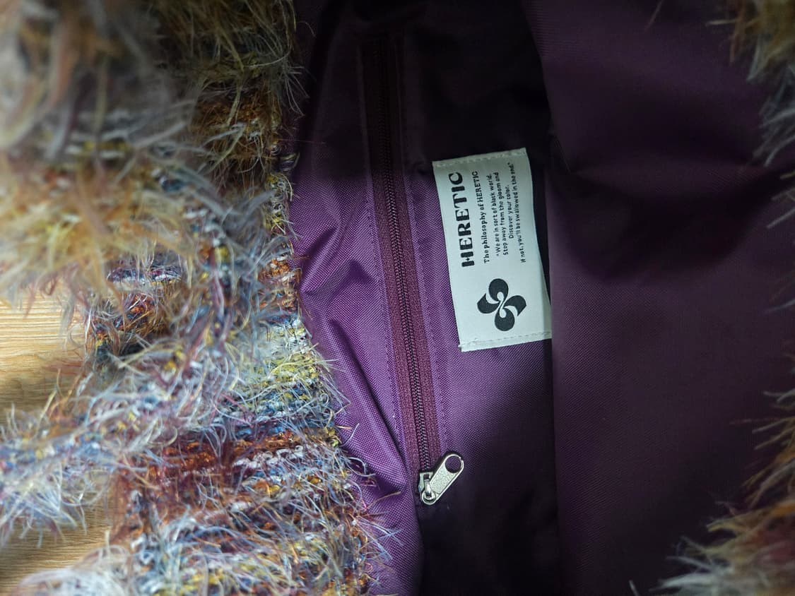 헤레틱 KNIT STRIPE TOTE BAG / orange

 상품이미지3