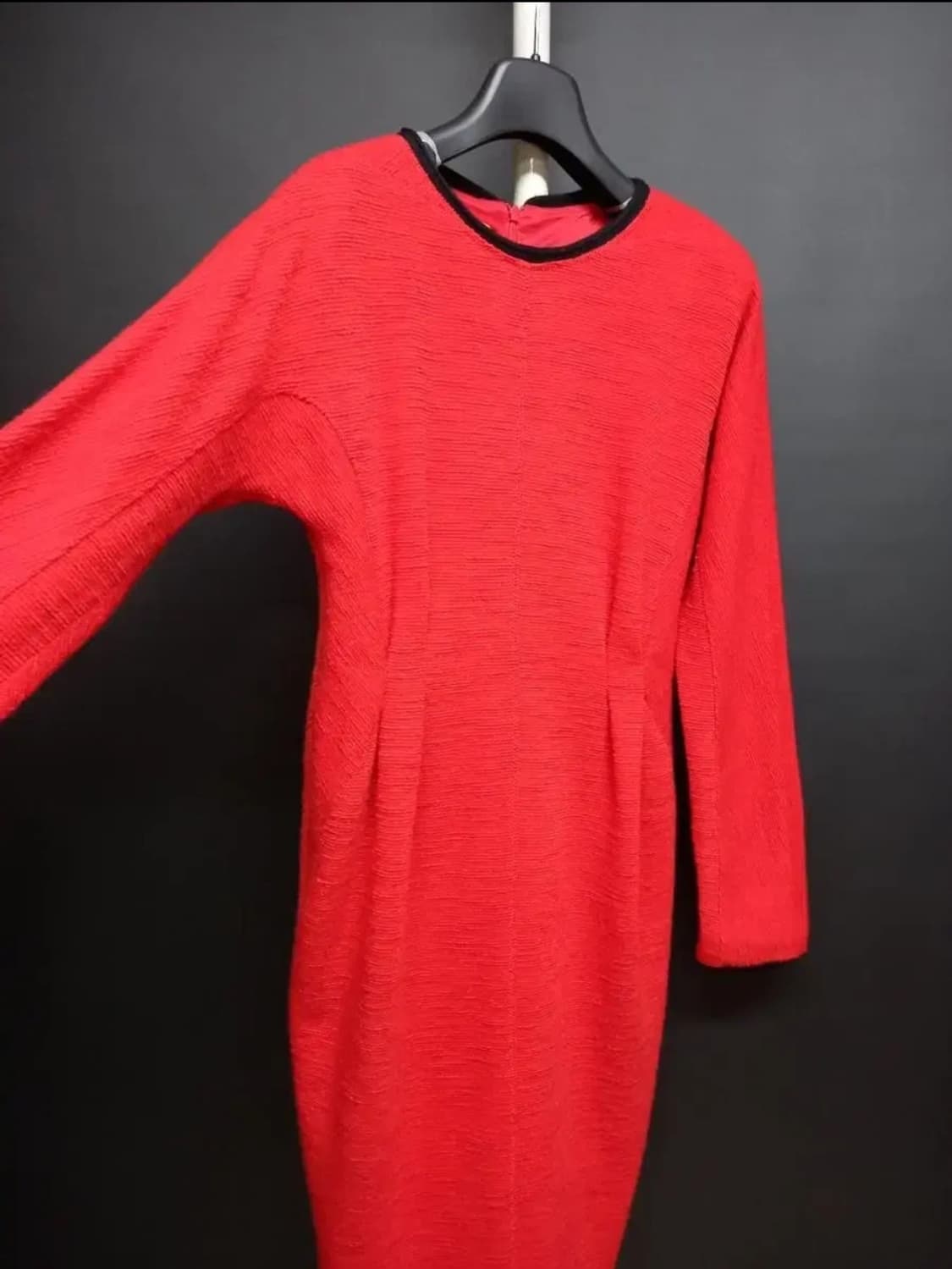 미샤 MICHAA 얇은 트위드 맥시 롱 원피스 55 상품이미지5