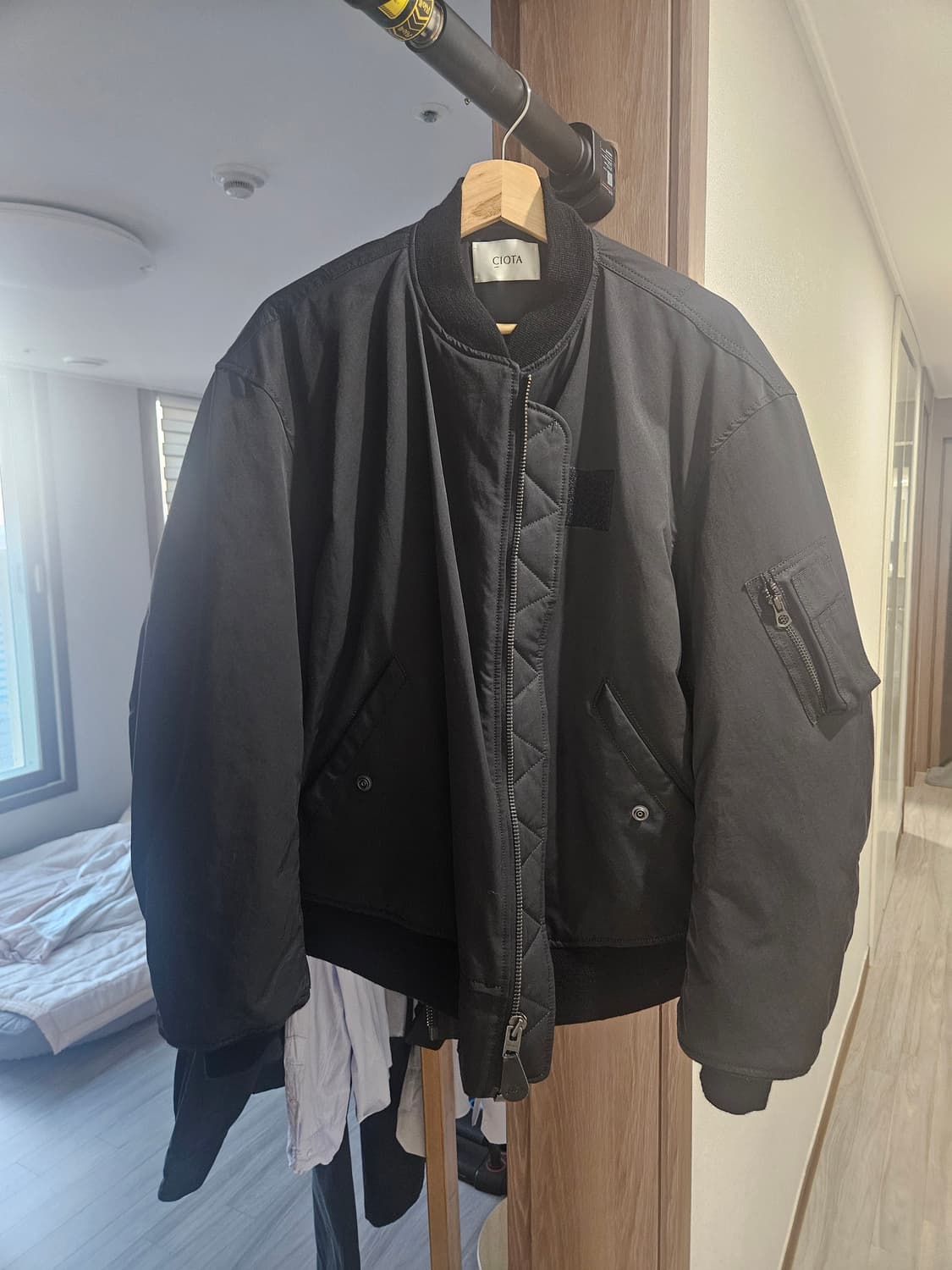 시오타 MA-1 블랙 상품이미지1