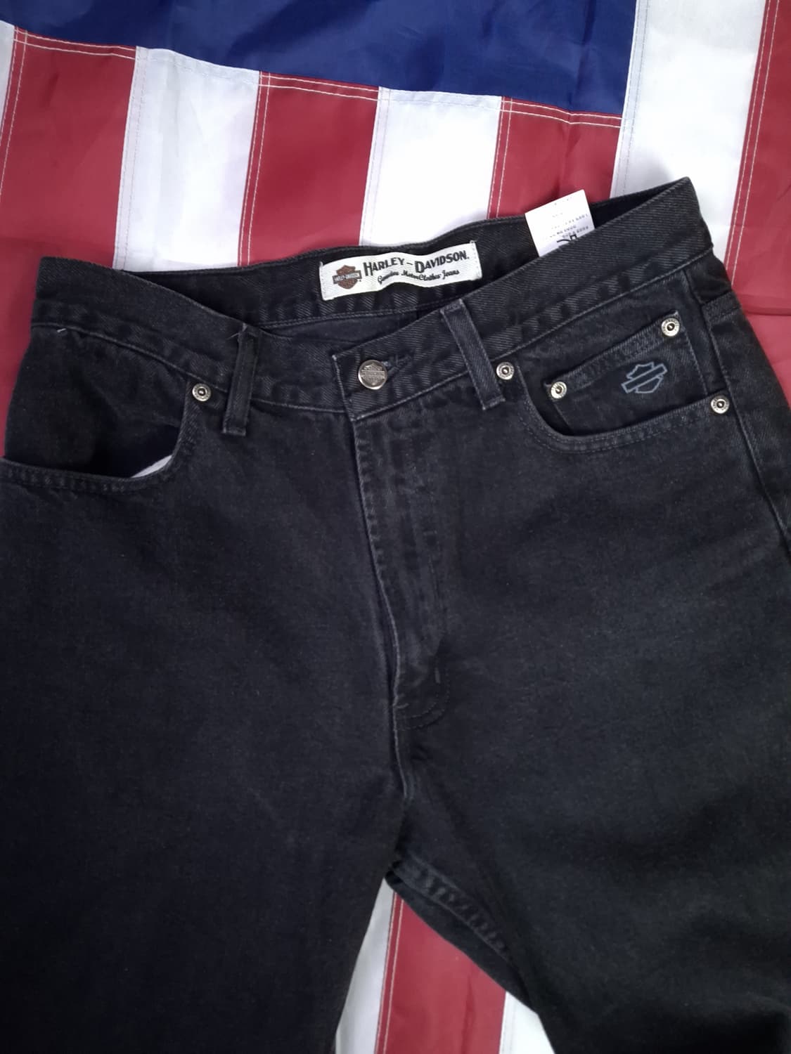 오리지날 매장판 할리데이비슨 블랙 라이더 데님진 상품이미지3