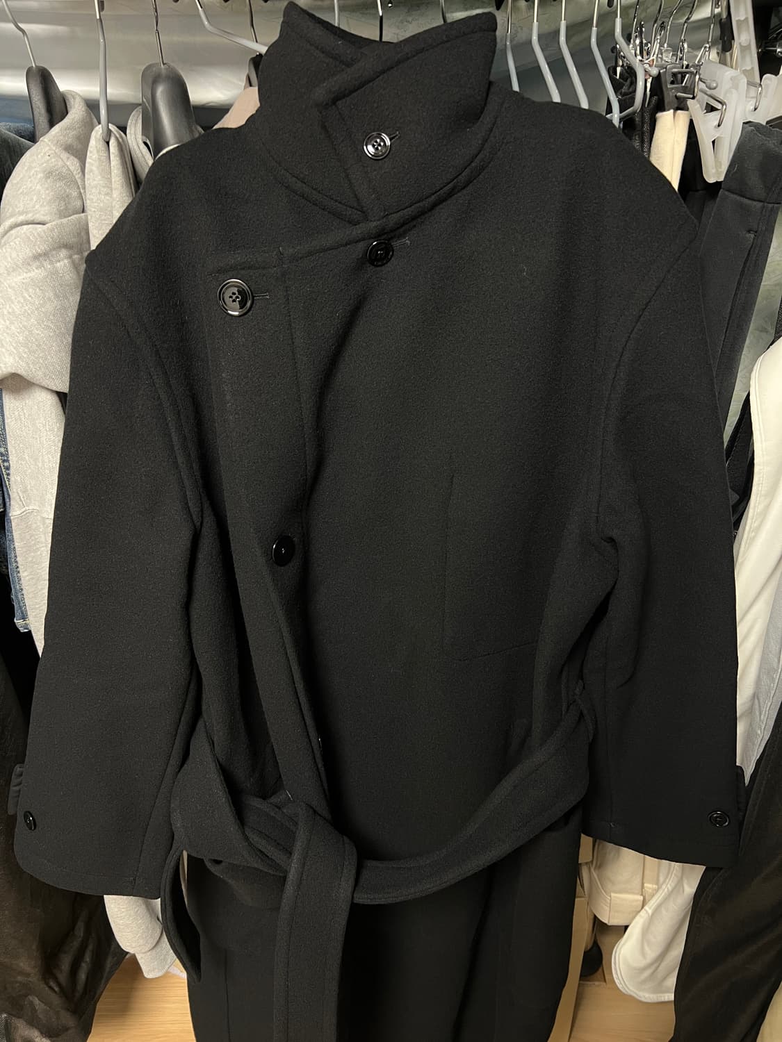 [S] 르메르 랩코트 블랙 새상품 상품이미지3