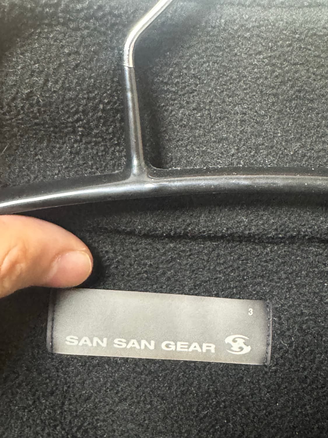 24FW 산산기어 플리스 자켓 블랙 3사이즈 상품이미지3