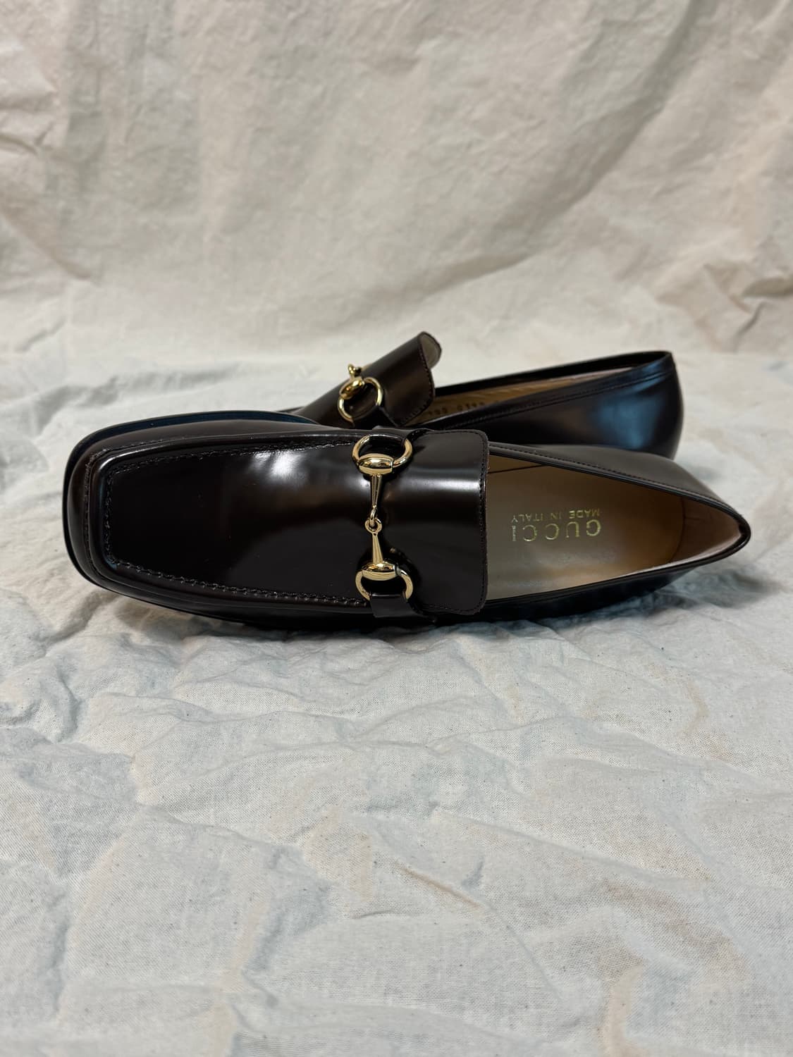 GUCCI(구찌) 홀스빗 스퀘어토 레더 로퍼 상품이미지6