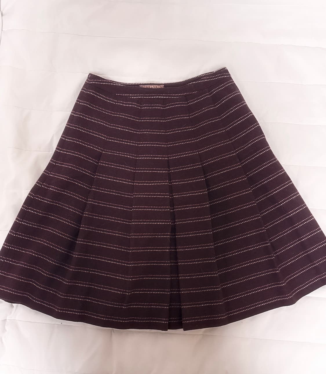 미라이클립 미안하다 사랑한다 임수정 하구미 A라인 퍼플 빈티지 스커트 상품이미지2