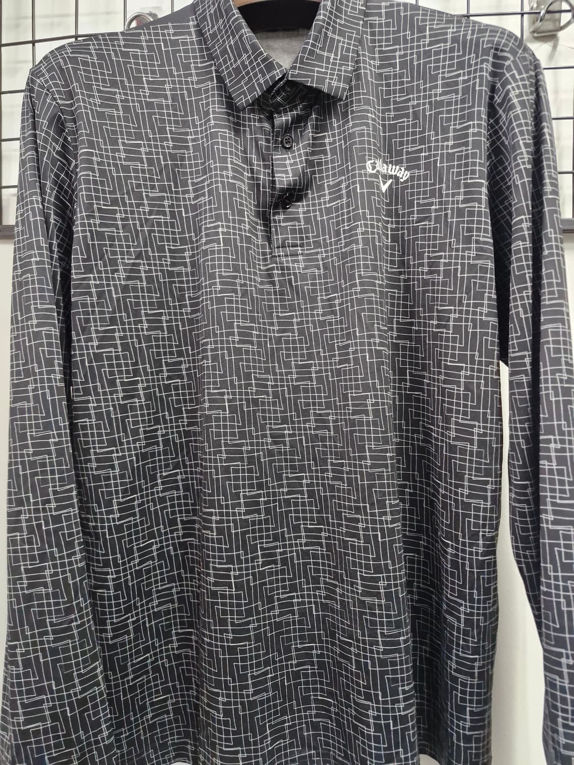 105XL 캘러웨이 패턴 긴팔 카라티. 상품이미지5