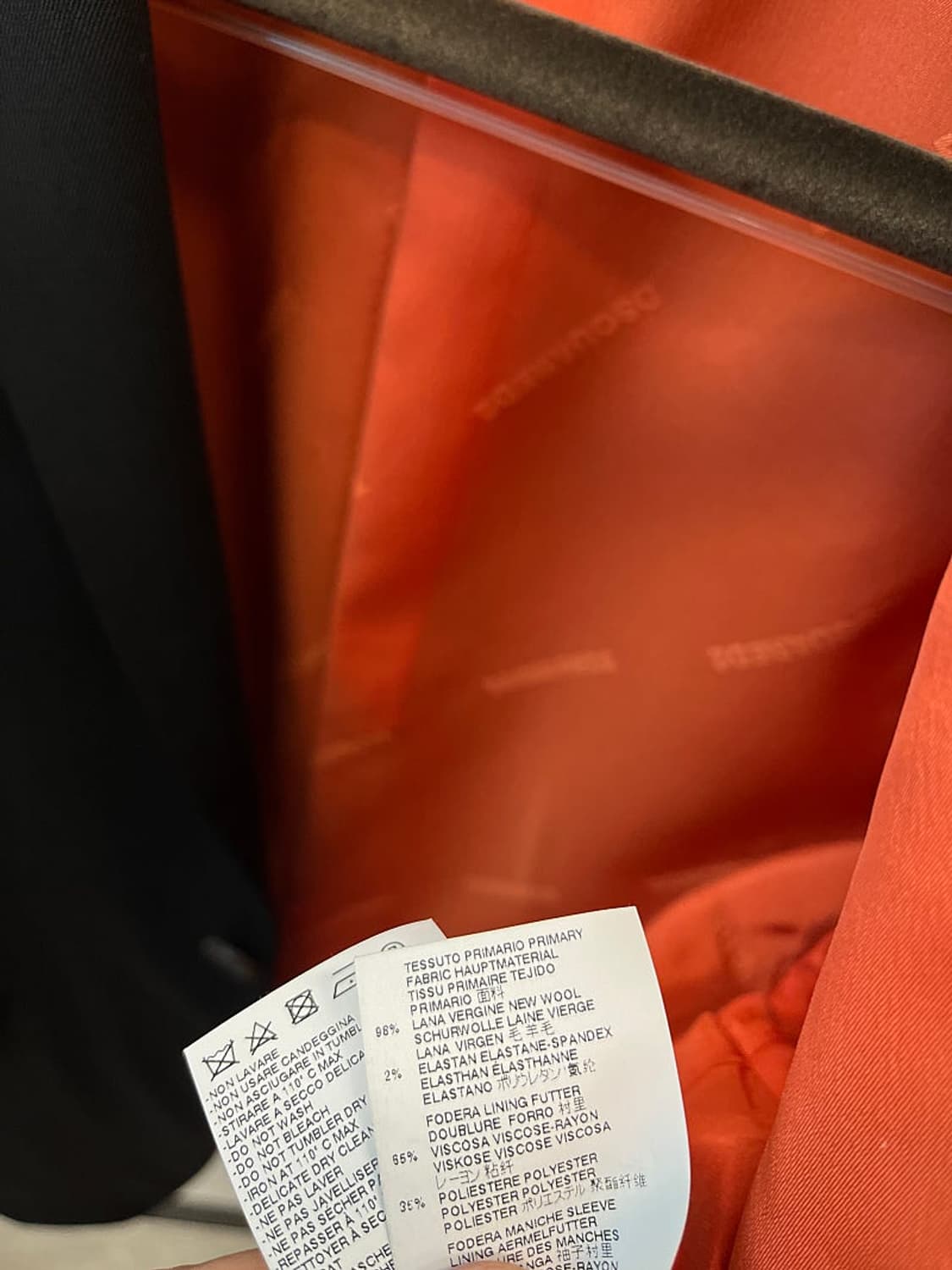 95) 디스퀘어드 블랙 블레이져  상품이미지8