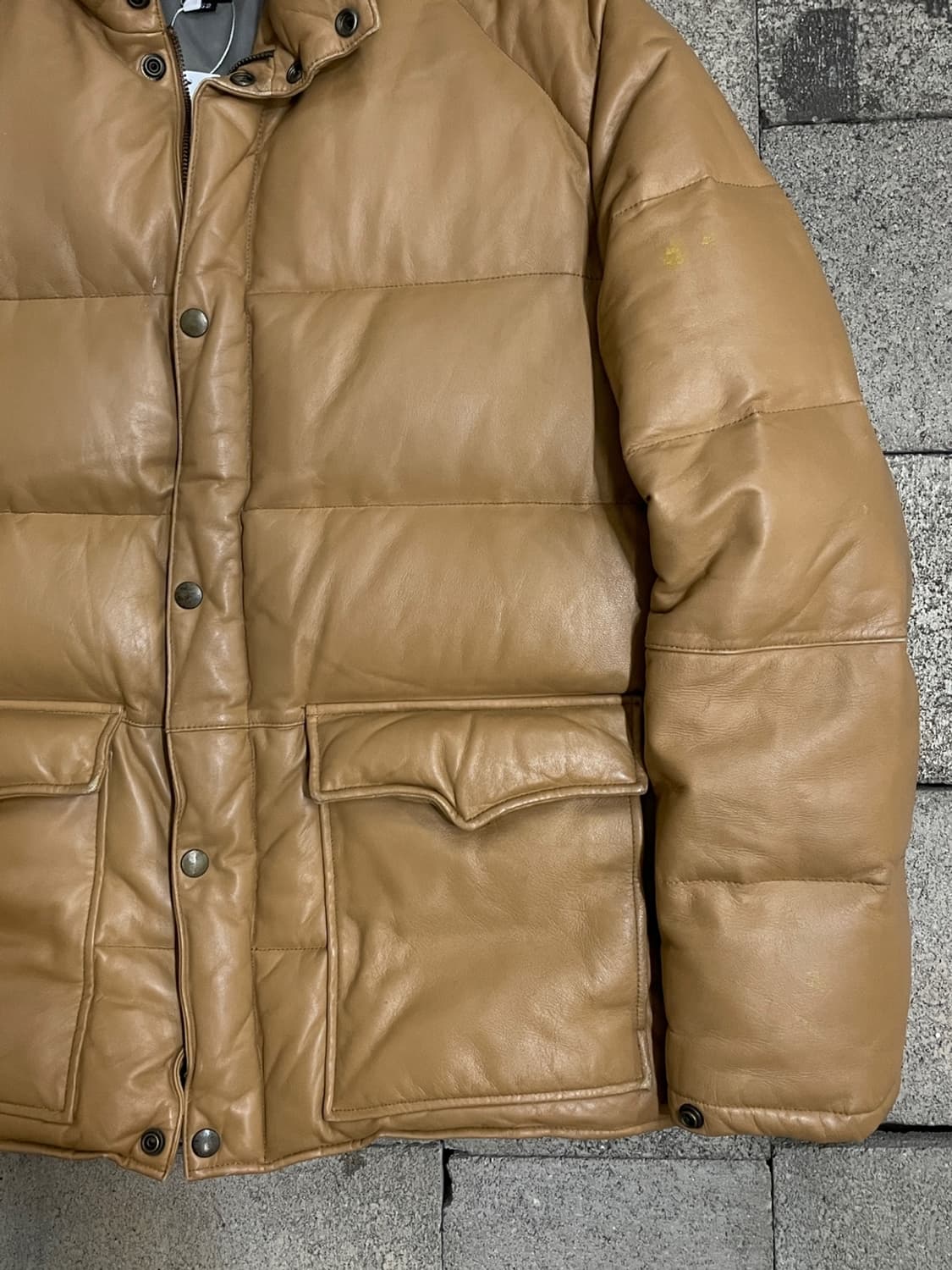 빈티지 가죽 패딩  상품이미지3