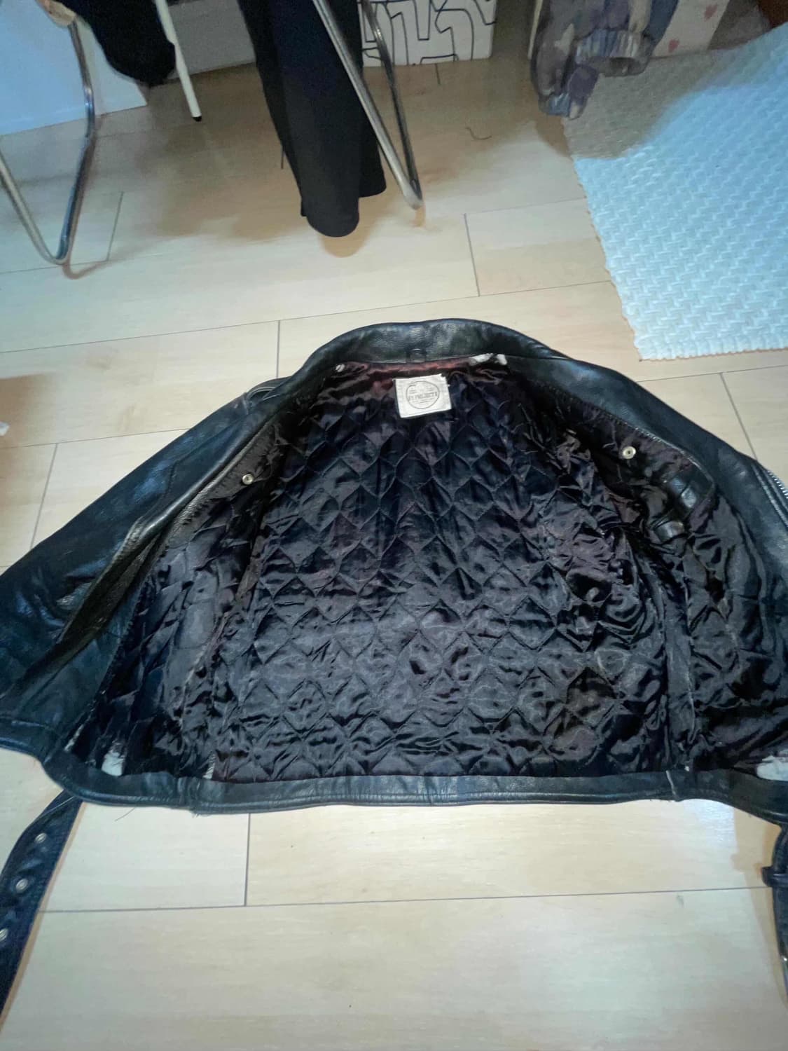 No id leather jacket 상품이미지2