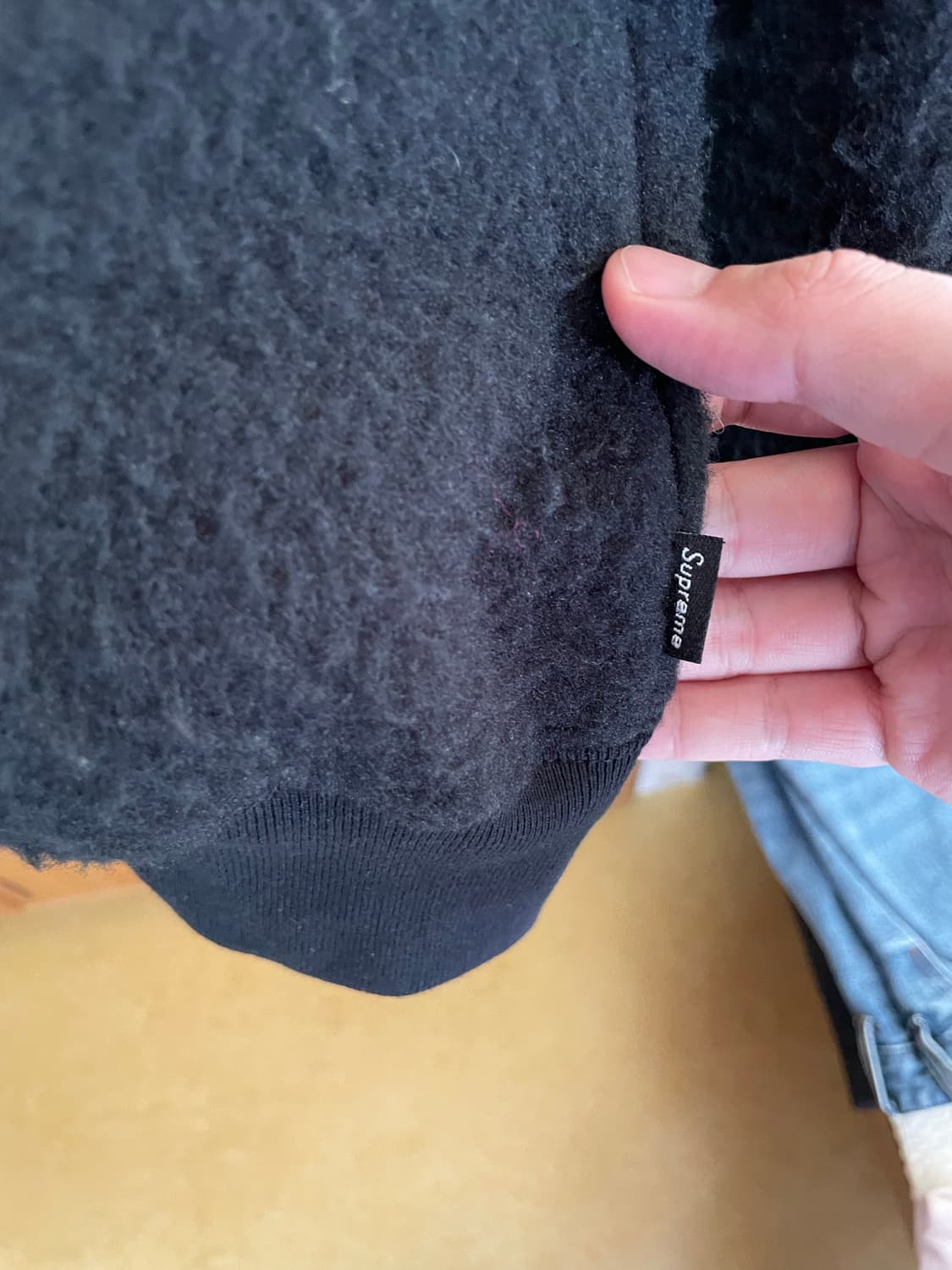 슈프림 모헤어 후드짚업 XL 상품이미지5