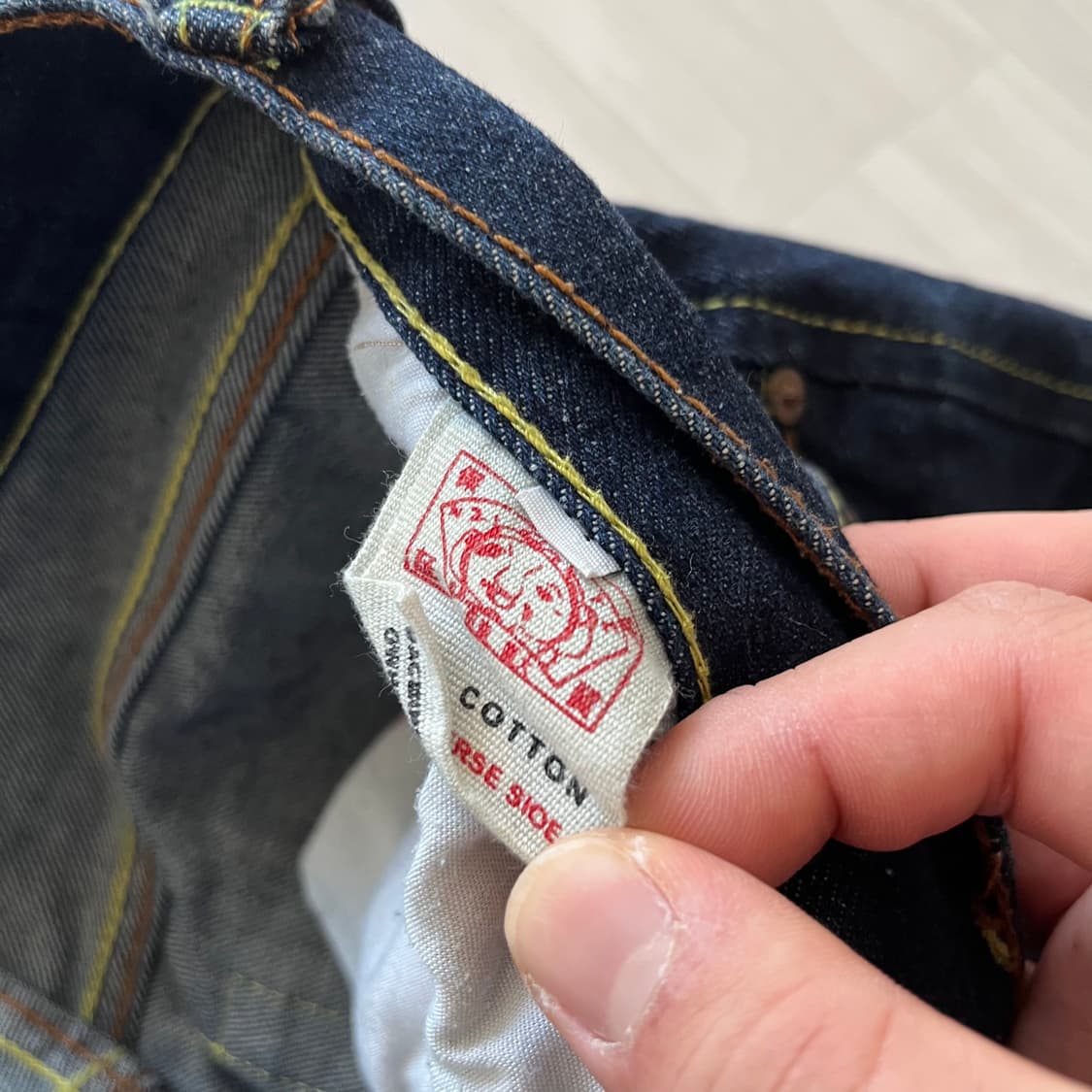 Evisu . 에비수 재팬 페이즐리 다이콕 데님팬츠 상품이미지5