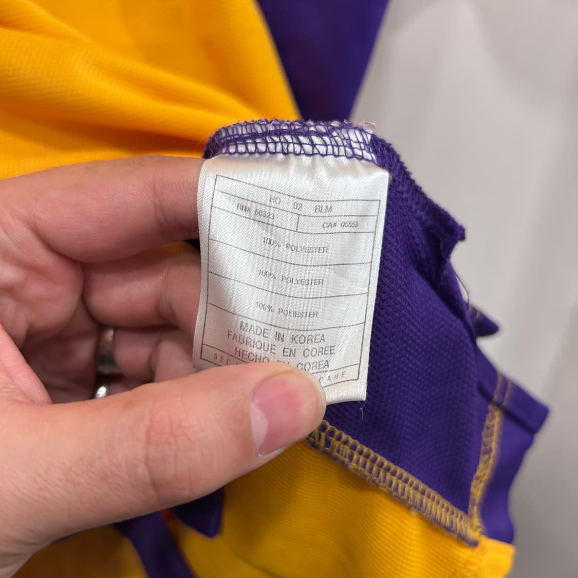 나이키 팀 LA레이커스 팀 로고 에슬레틱 져지 상품이미지4