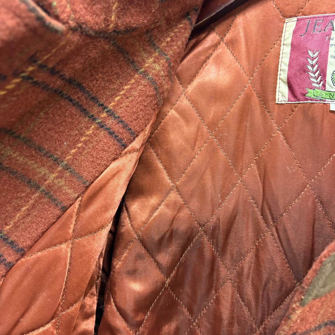 80s JEAN-COX 체크 울 워크 자켓 (JPN) 상품이미지6