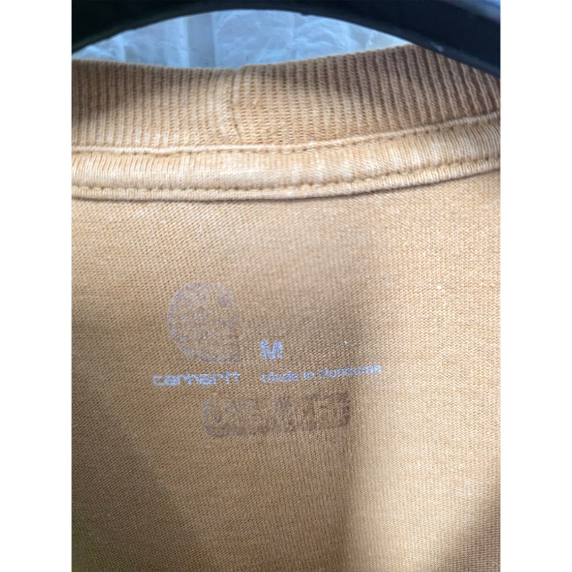 칼하트 브라운 포켓 반팔티  상품이미지2