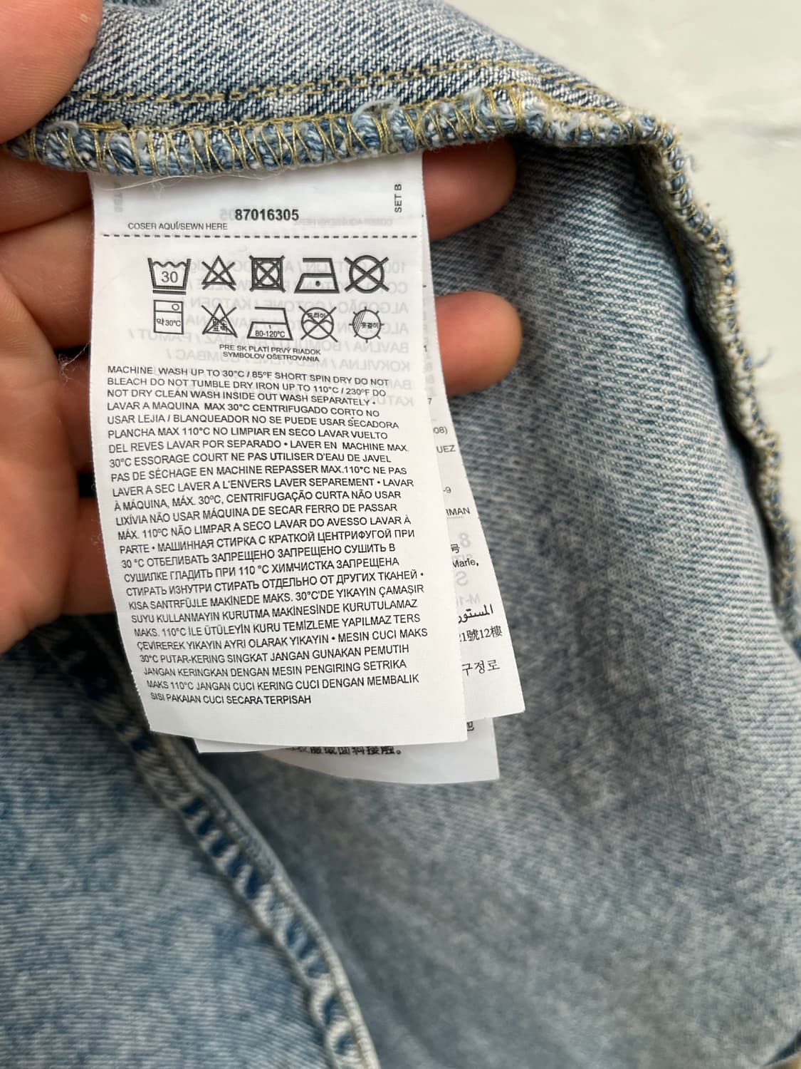 MNG Denim 카라리스 데님자켓 S 상품이미지6