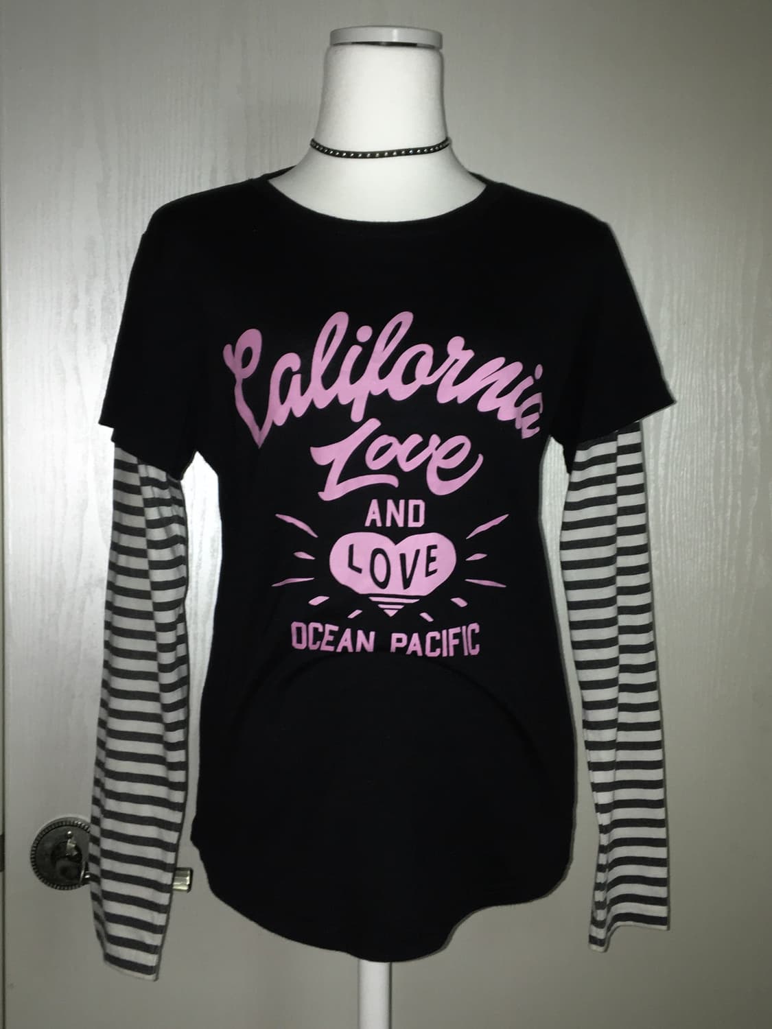 Op sunwear 펑크 레이어드 롱슬리브 티셔츠 상품이미지1