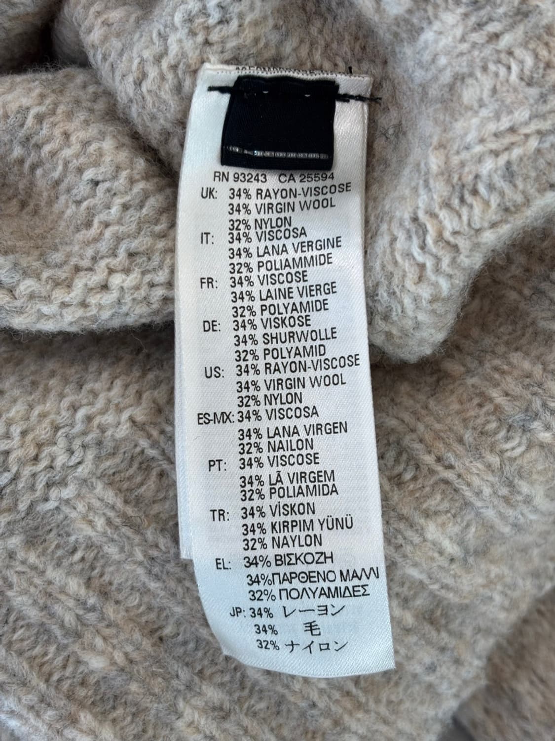 Vintage Diesel Turtleneck Crop Knit 상품이미지8