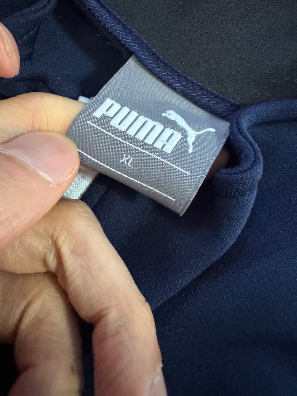푸마 Puma 사이드 트랙 기능성 집업 져지 L 네이비 상품이미지3