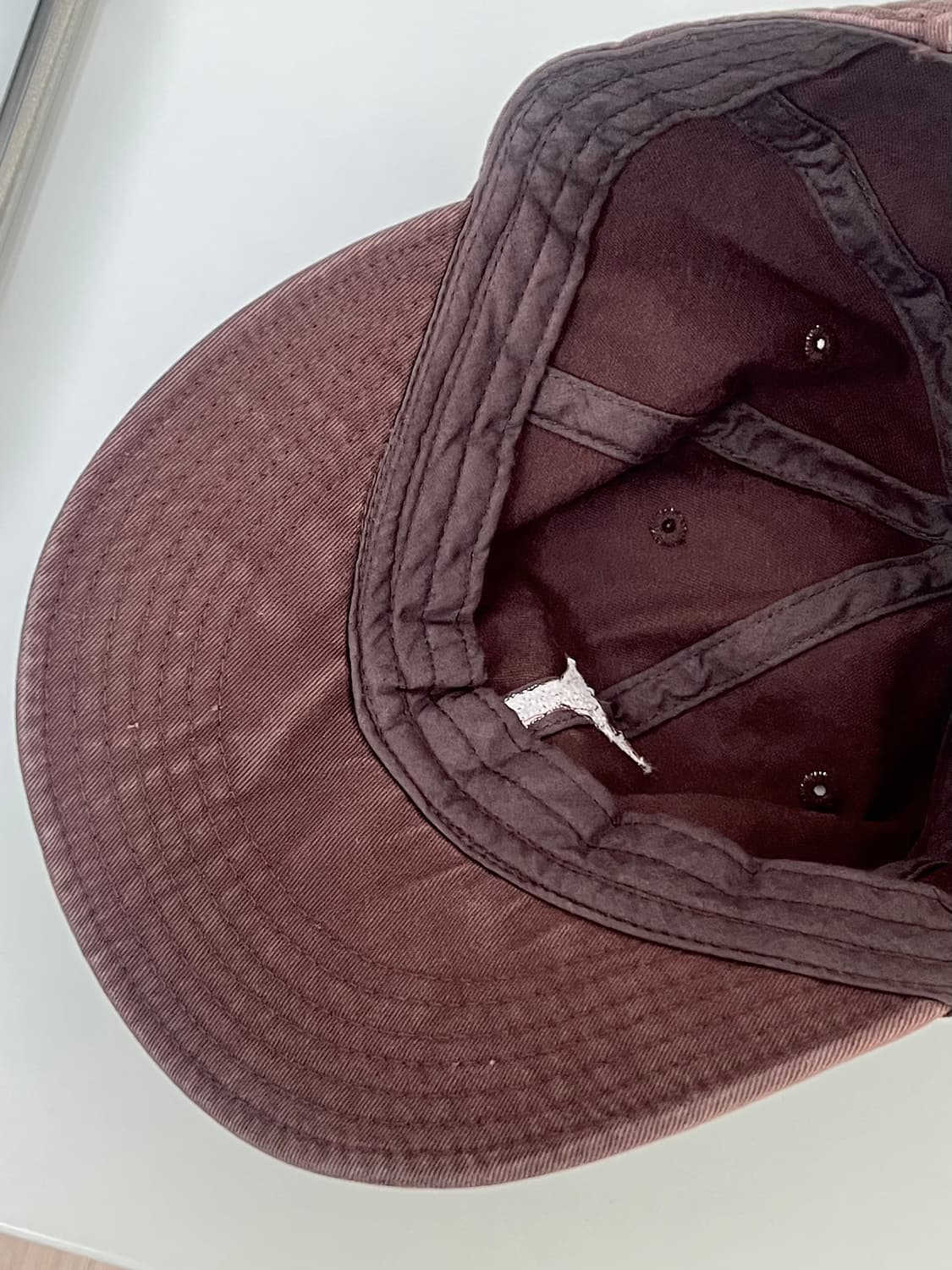 RYOO 알와이오오 Y 브라운 볼캡 상품이미지3